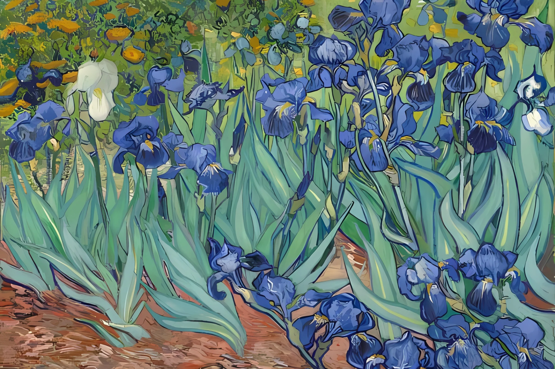 Les iris - Vincent Van Gogh