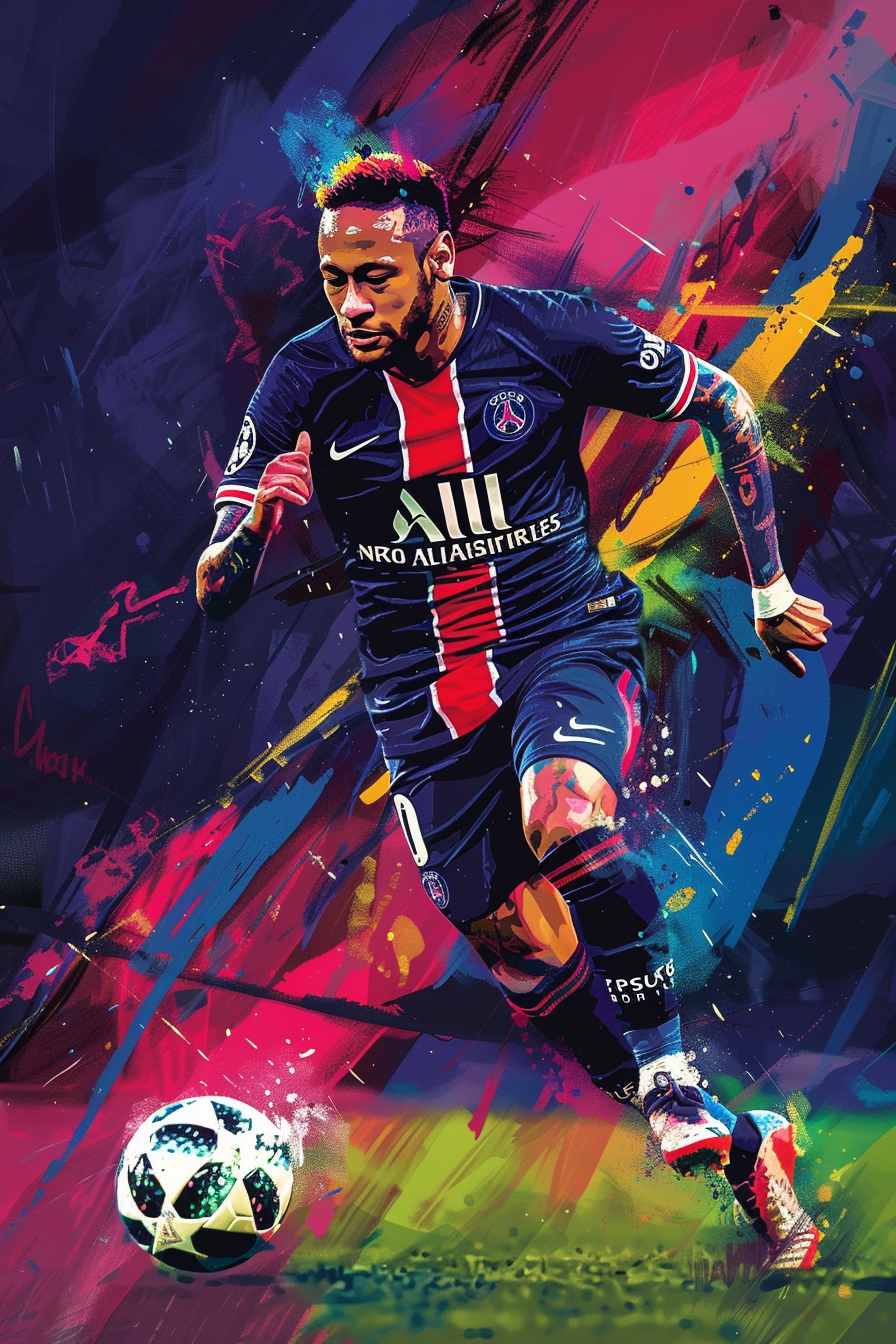 Tableau PSG Neymar