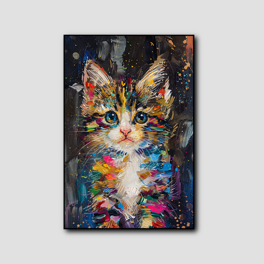 Peinture Chaton Original