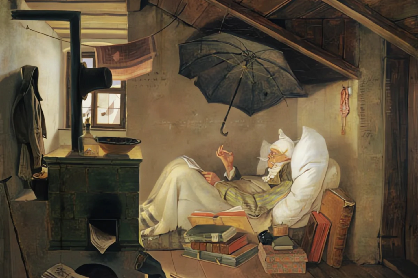 Le pauvre poête - Carl Spitzweg