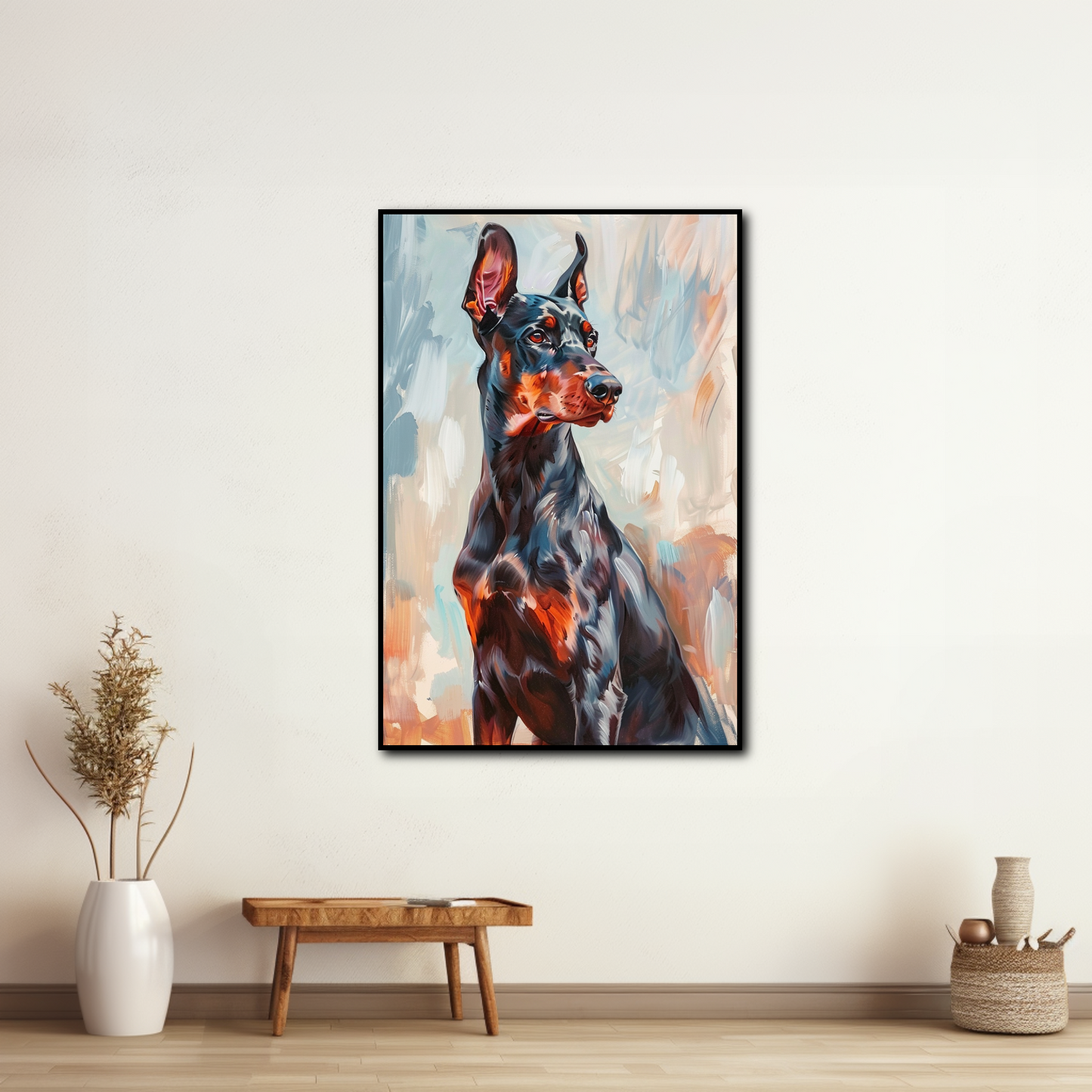 Tableau Doberman