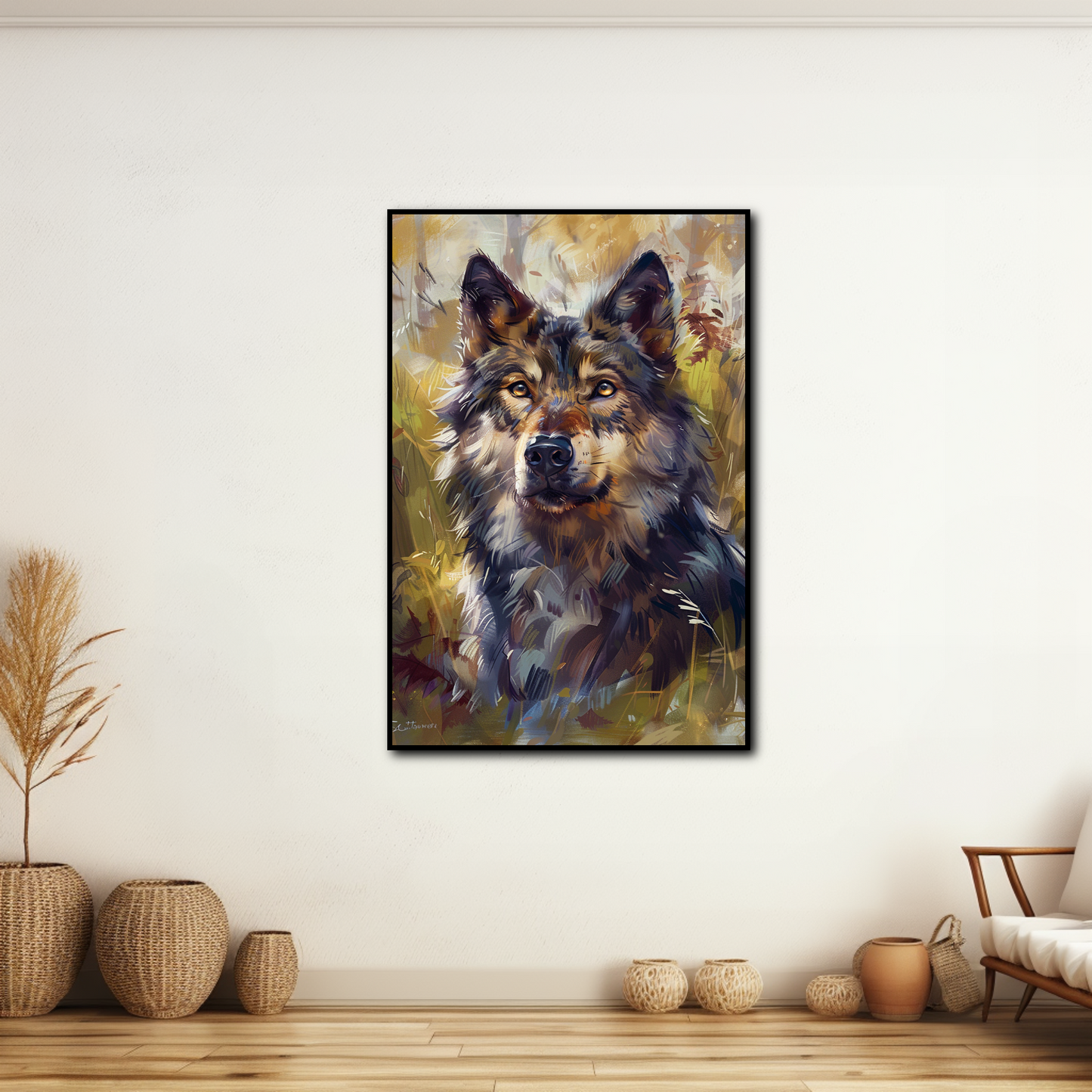 Tableau Chien Loup