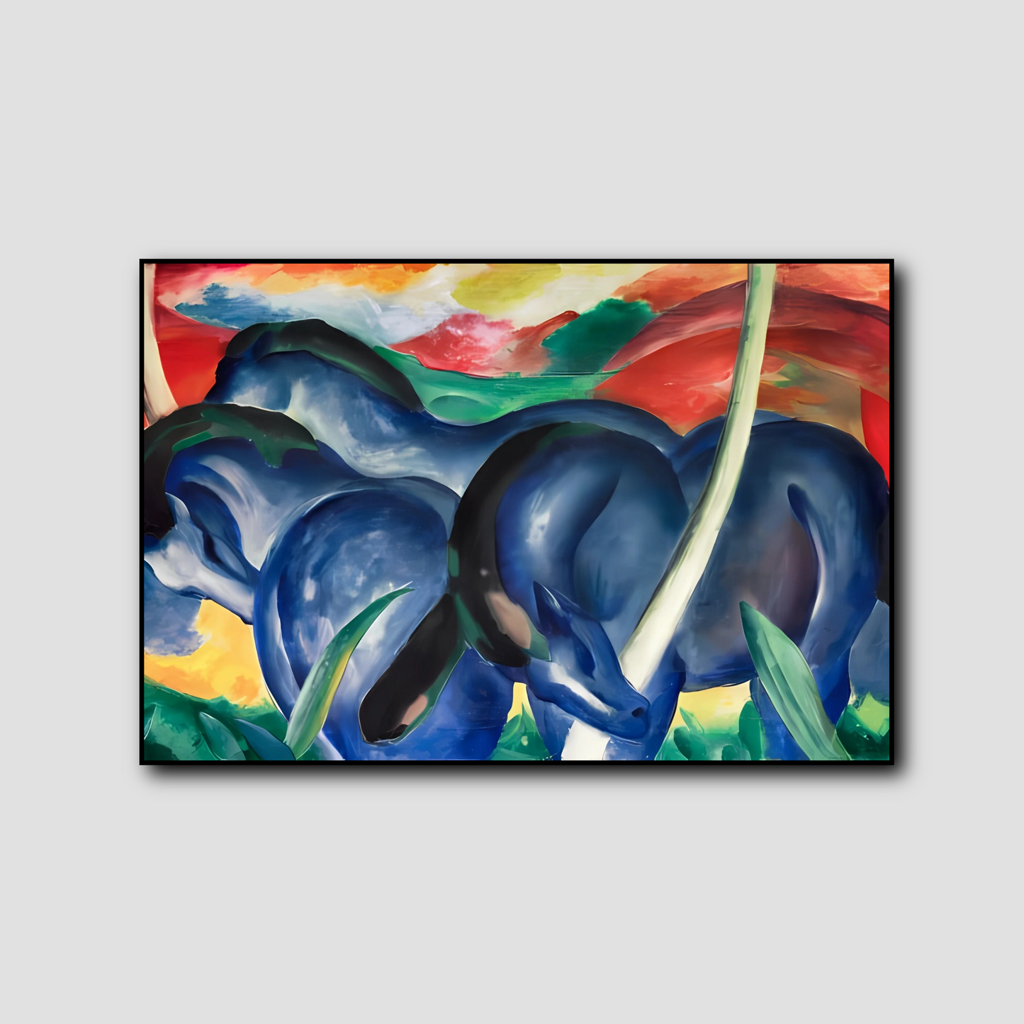 Grands chevaux bleus - Franz Marc