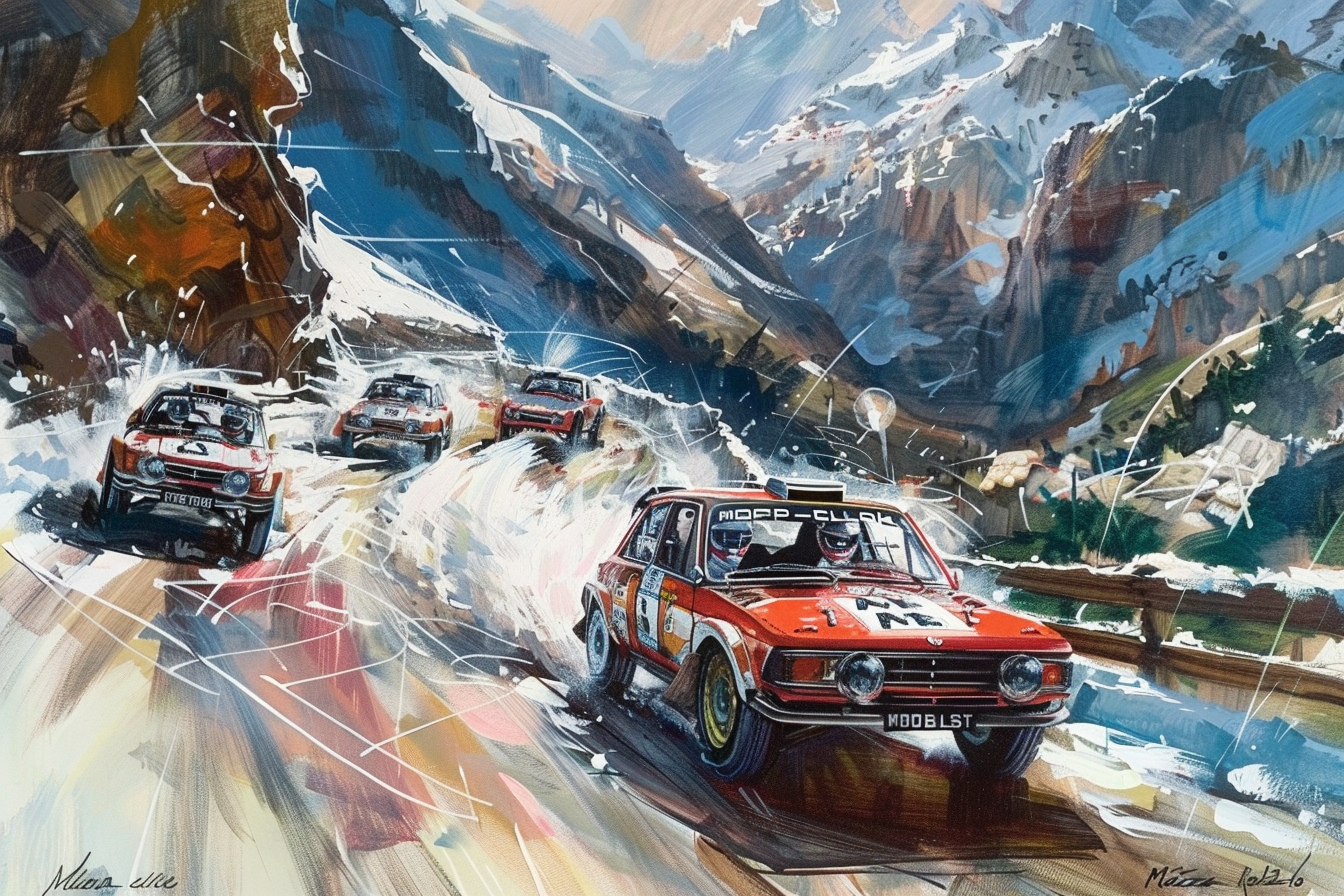 Tableau Rallye Monte-Carlo