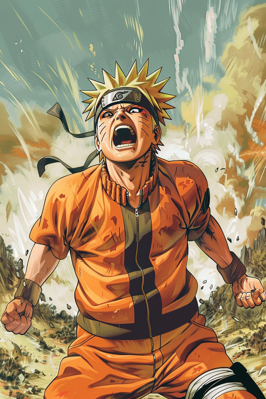 Tableau Naruto L'Éveil de Naruto