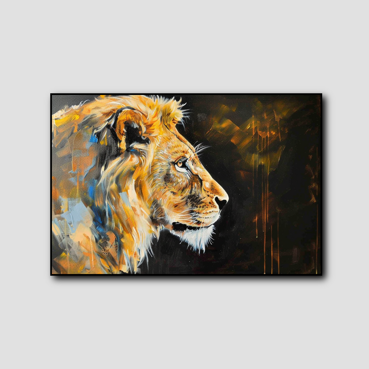 Tableau Lion Moderne