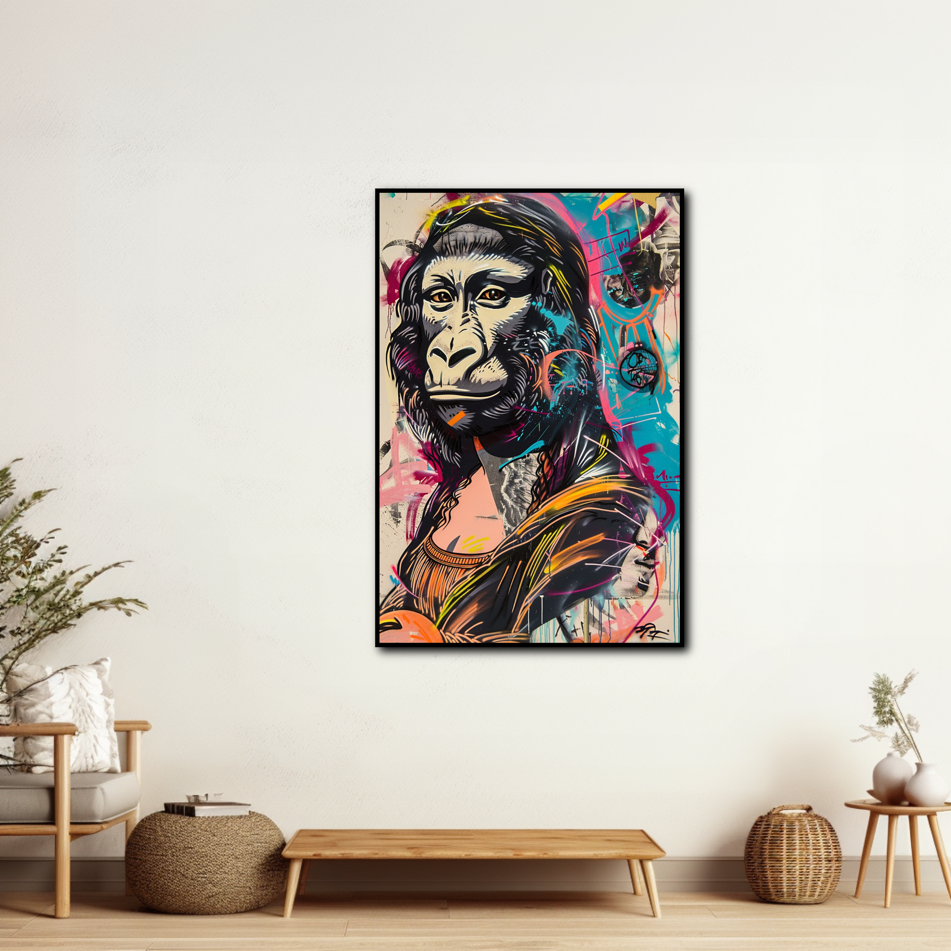 Tableau Mona Lisa Gorille