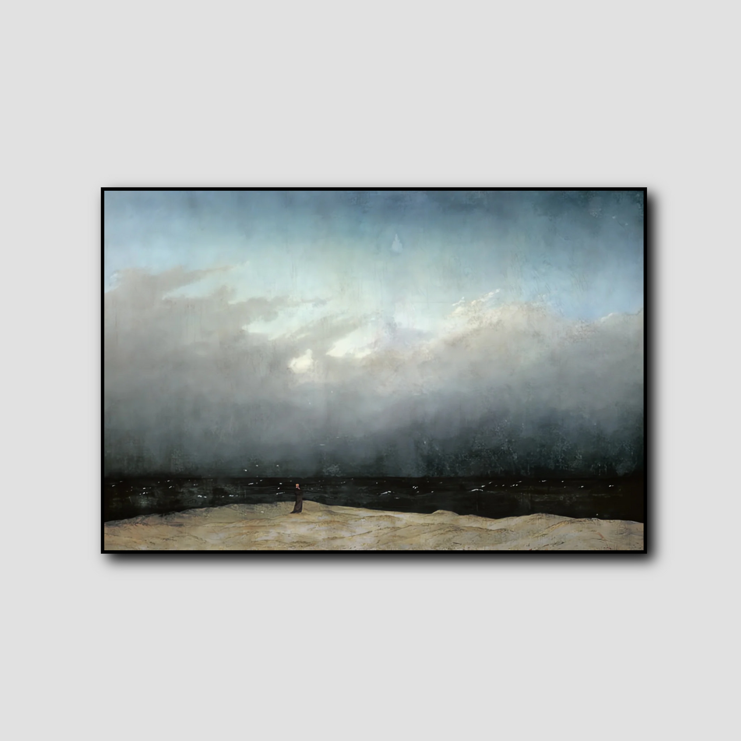 Moine au bord de mer - Caspar David Friedrich