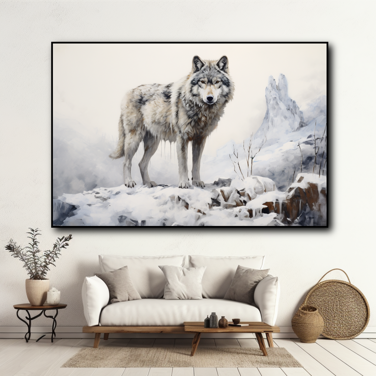 Tableau Scandinave Loup