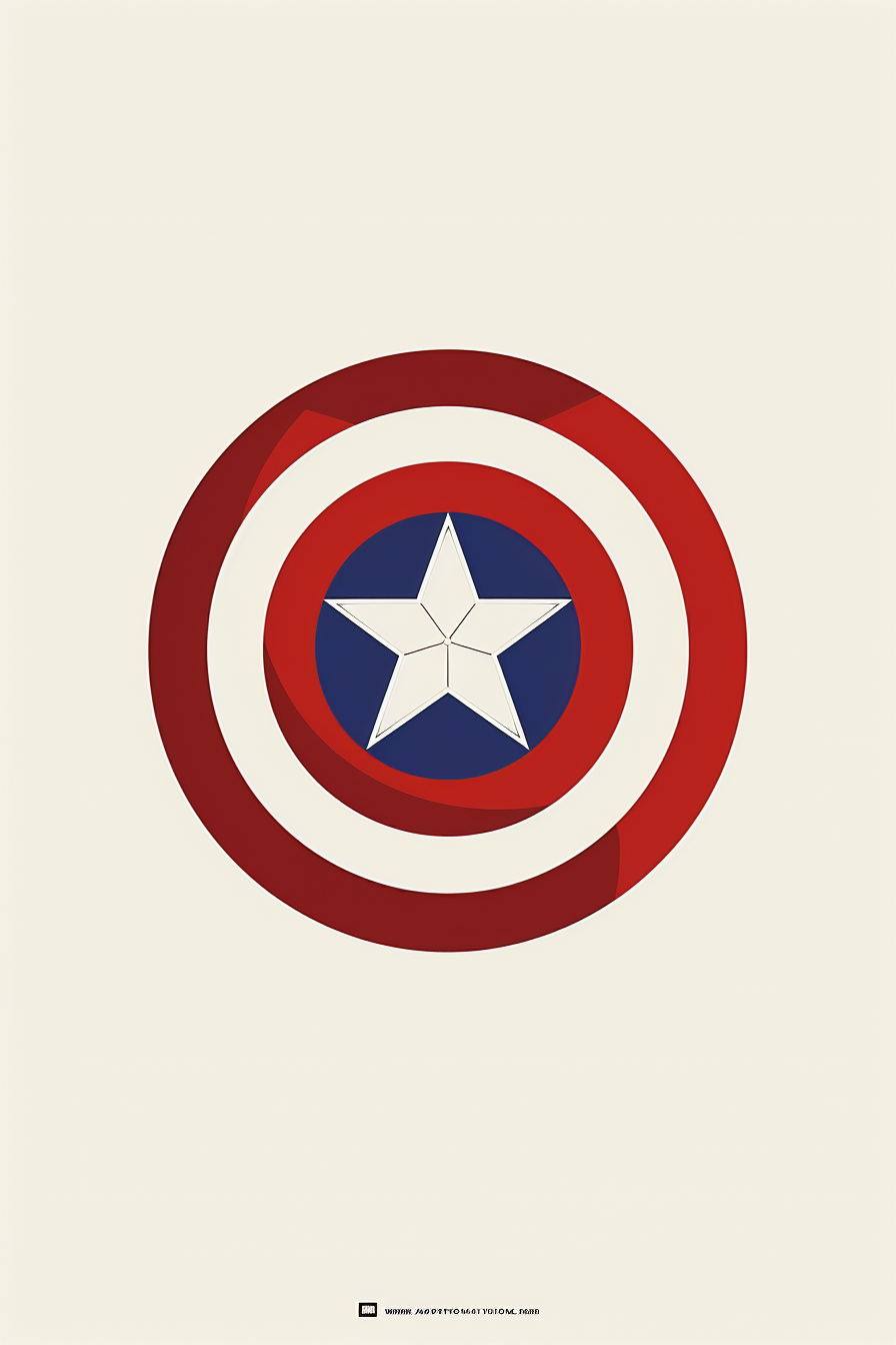 Tableau bouclier Captain America Marvel