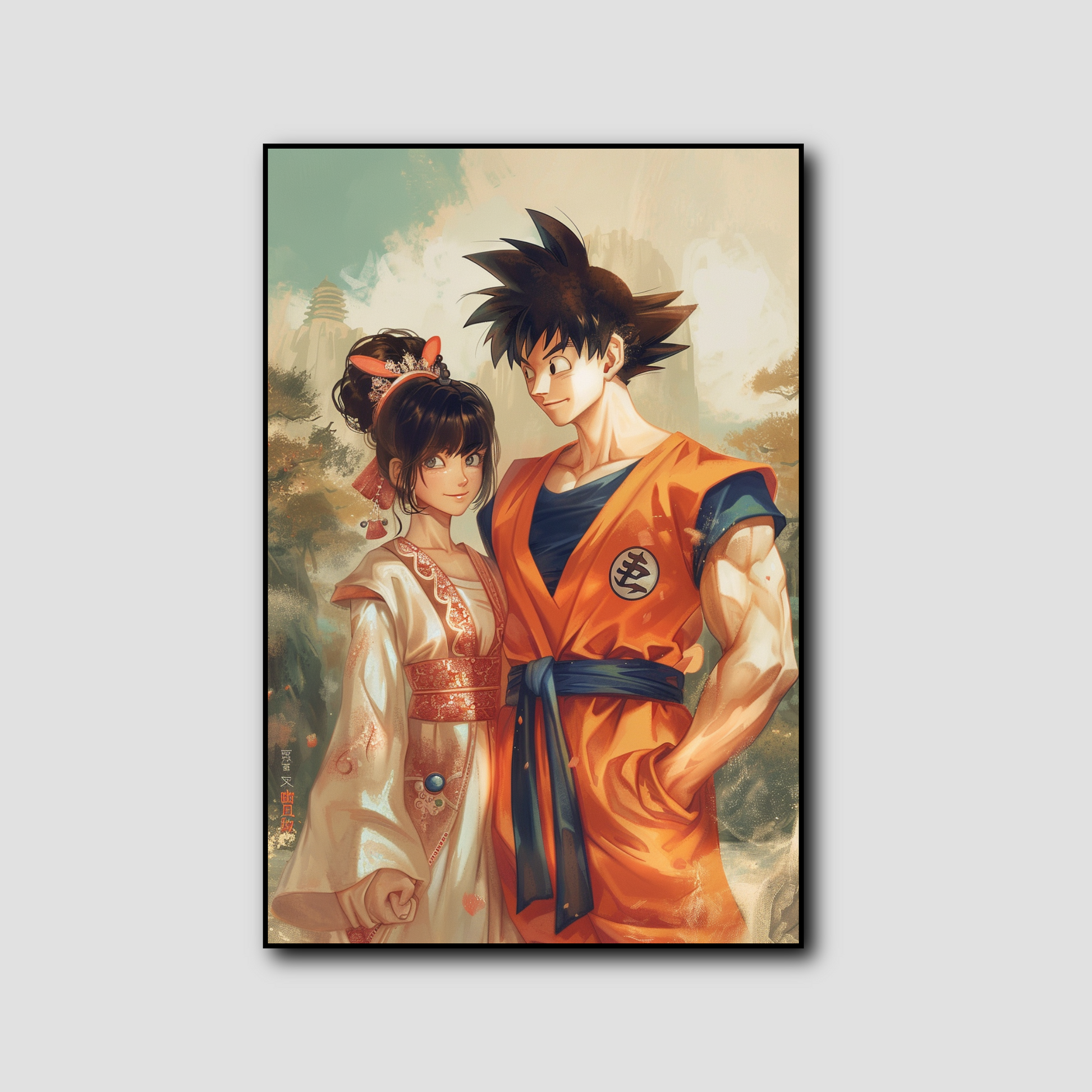 Tableaux Dragon Ball Saiyan Bleu - Décoration Manga Tableaux Dragon Ball Saiyan Bleu - Décoration Manga