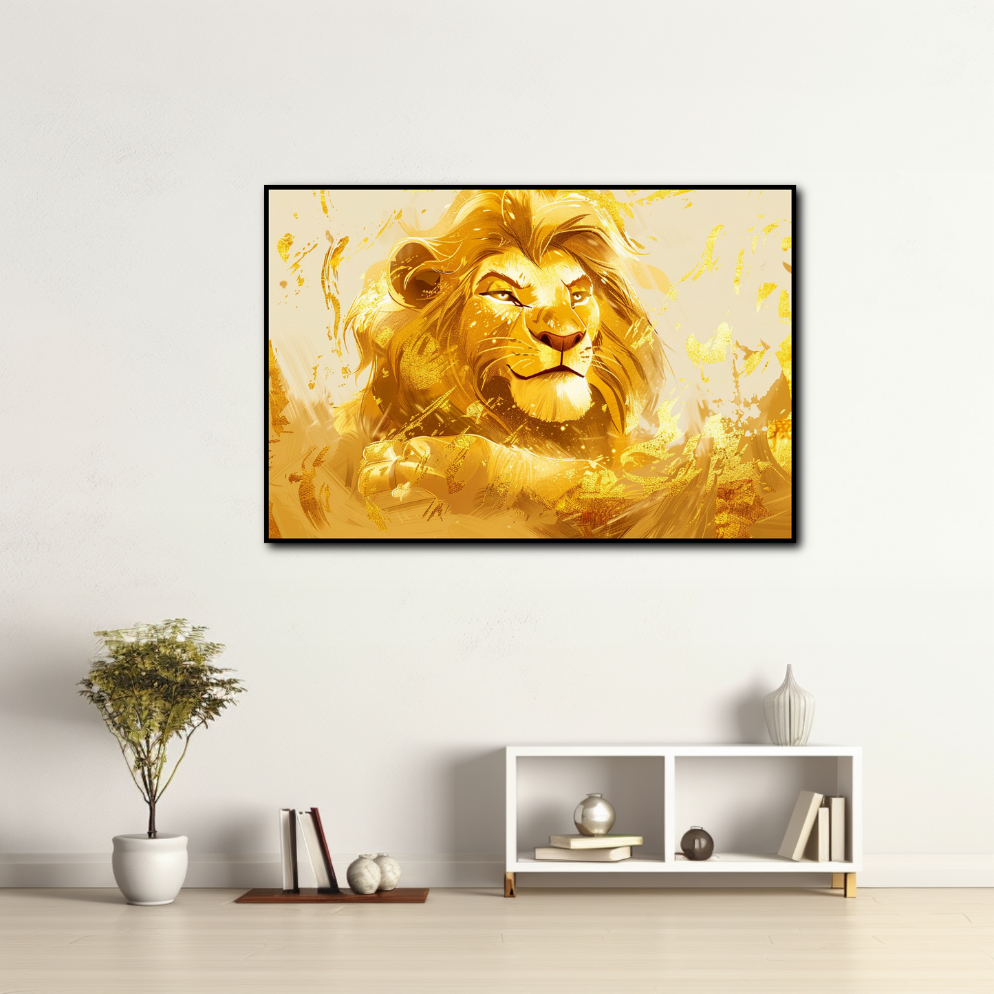 Tableaux Disney Le Roi Lion Golden