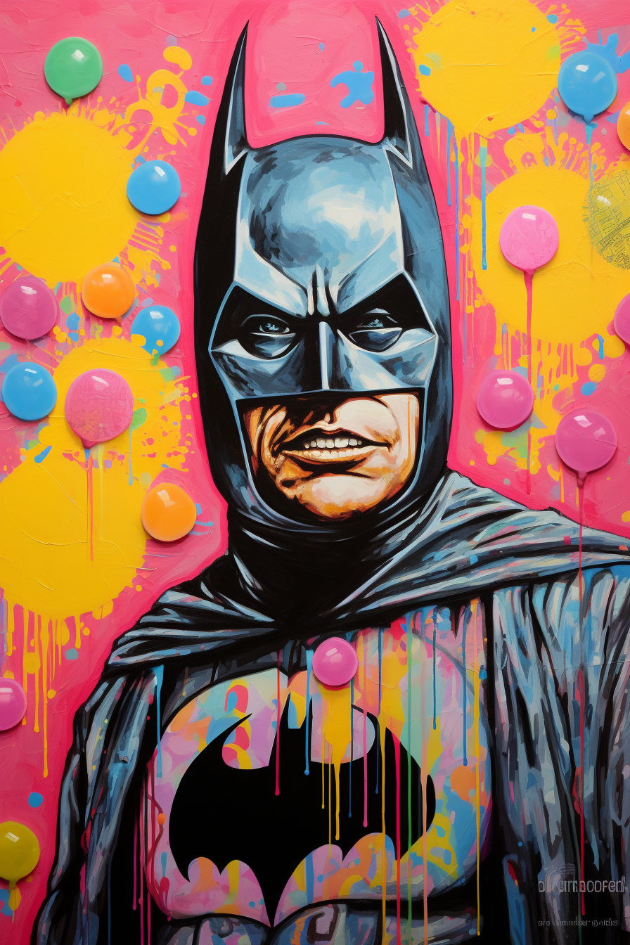 Tableau Batman Pop Art