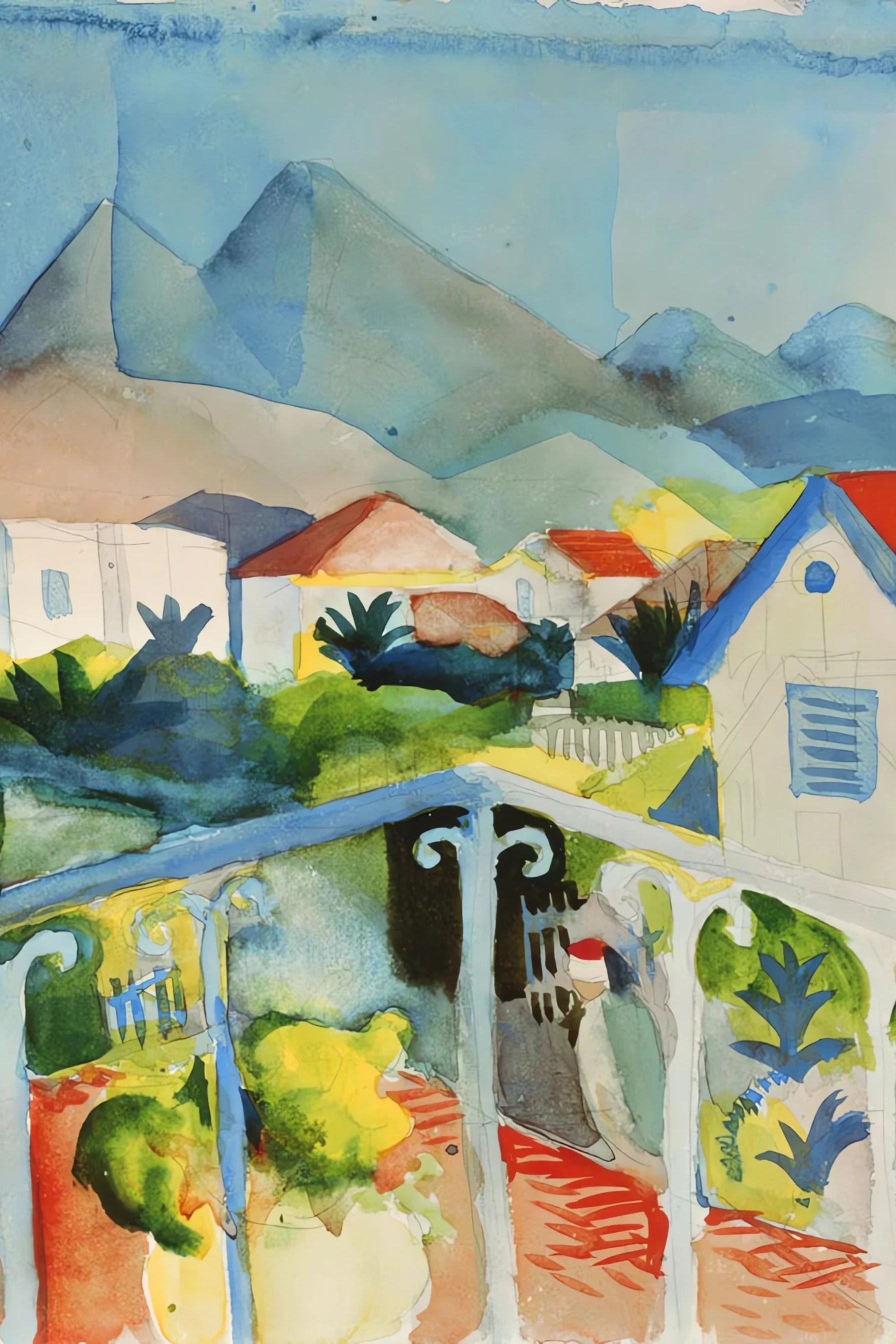 Saint Germain à Tunis - August Macke