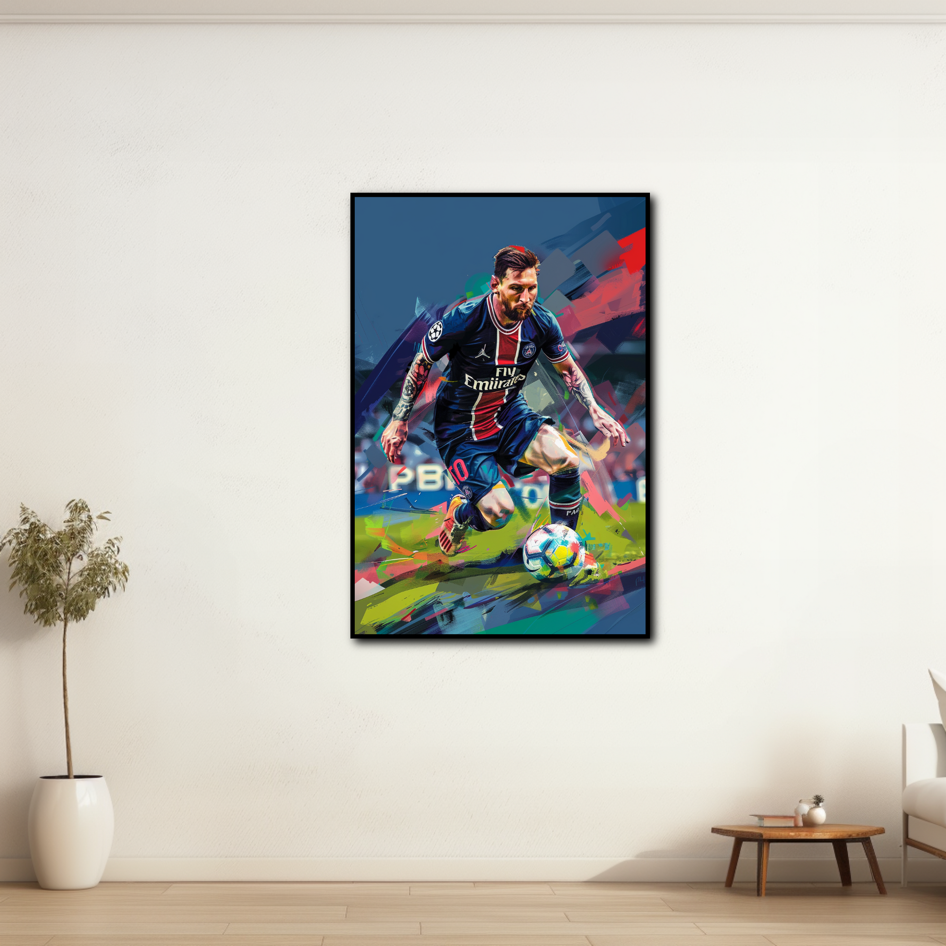 Tableau Lionel Messi PSG