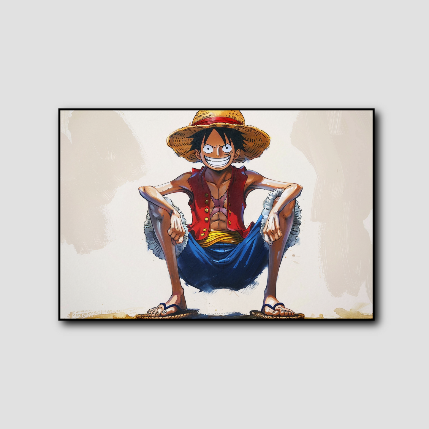 Tableau One Piece Le Sourire de Luffy