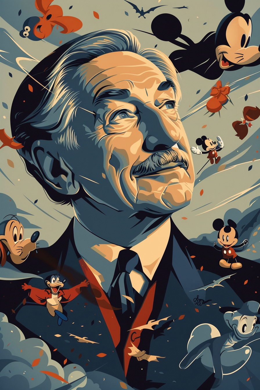 Tableau Walt Disney Le Créateur