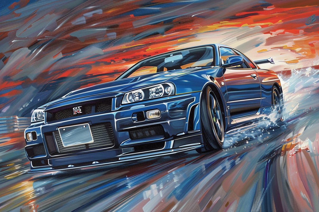 Tableau Nissan GTR Skyline