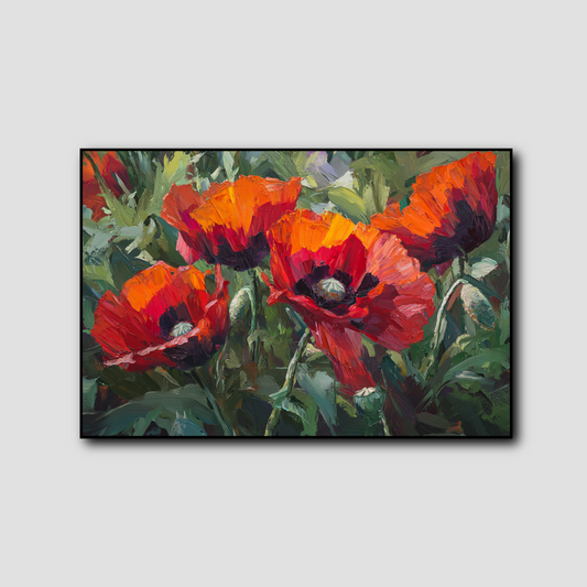 Tableau déco Coquelicot