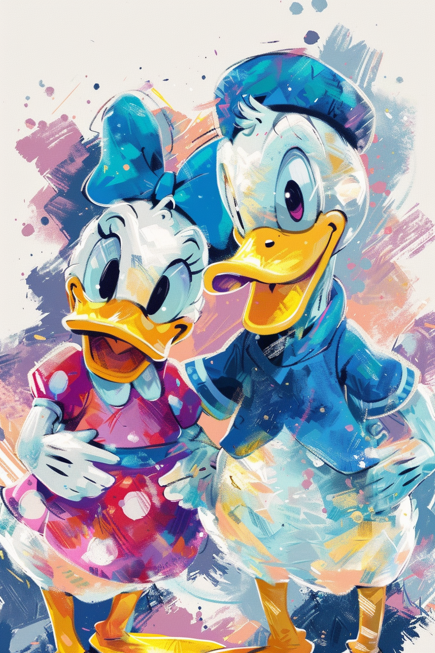 Tableau Disney Donald & Daisy