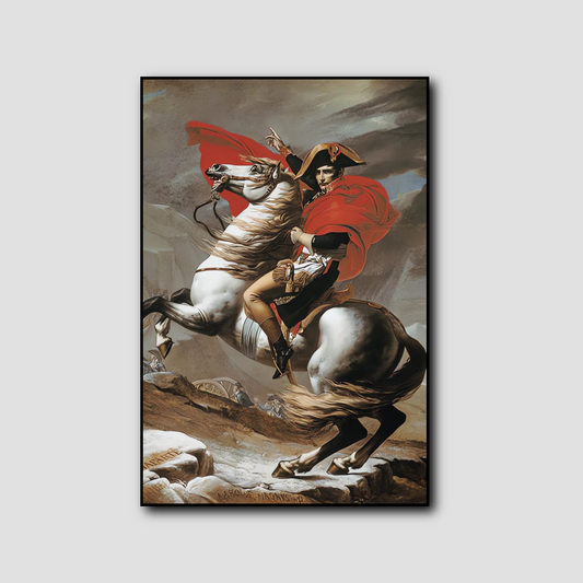 Napoléon franchissant les Alpes - Jacques Louis David