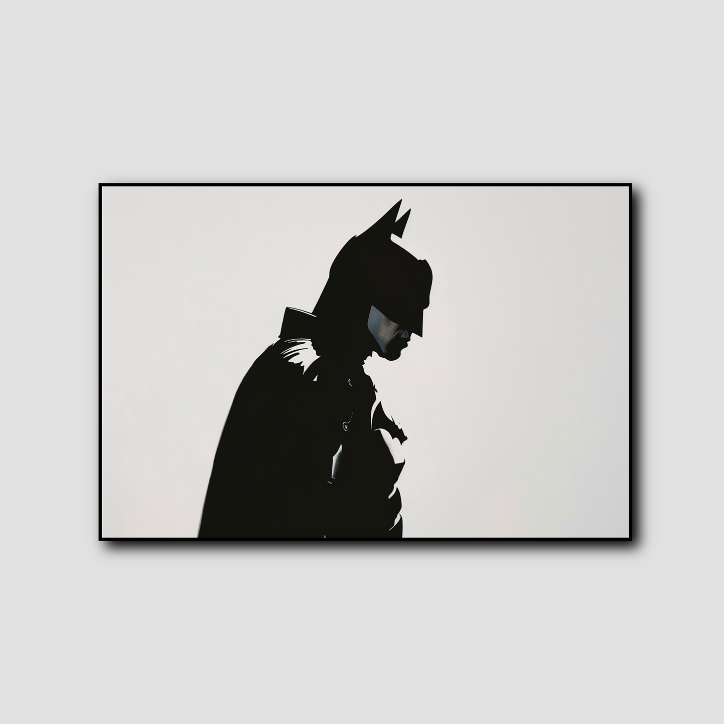 Tableau déco Batman minimaliste