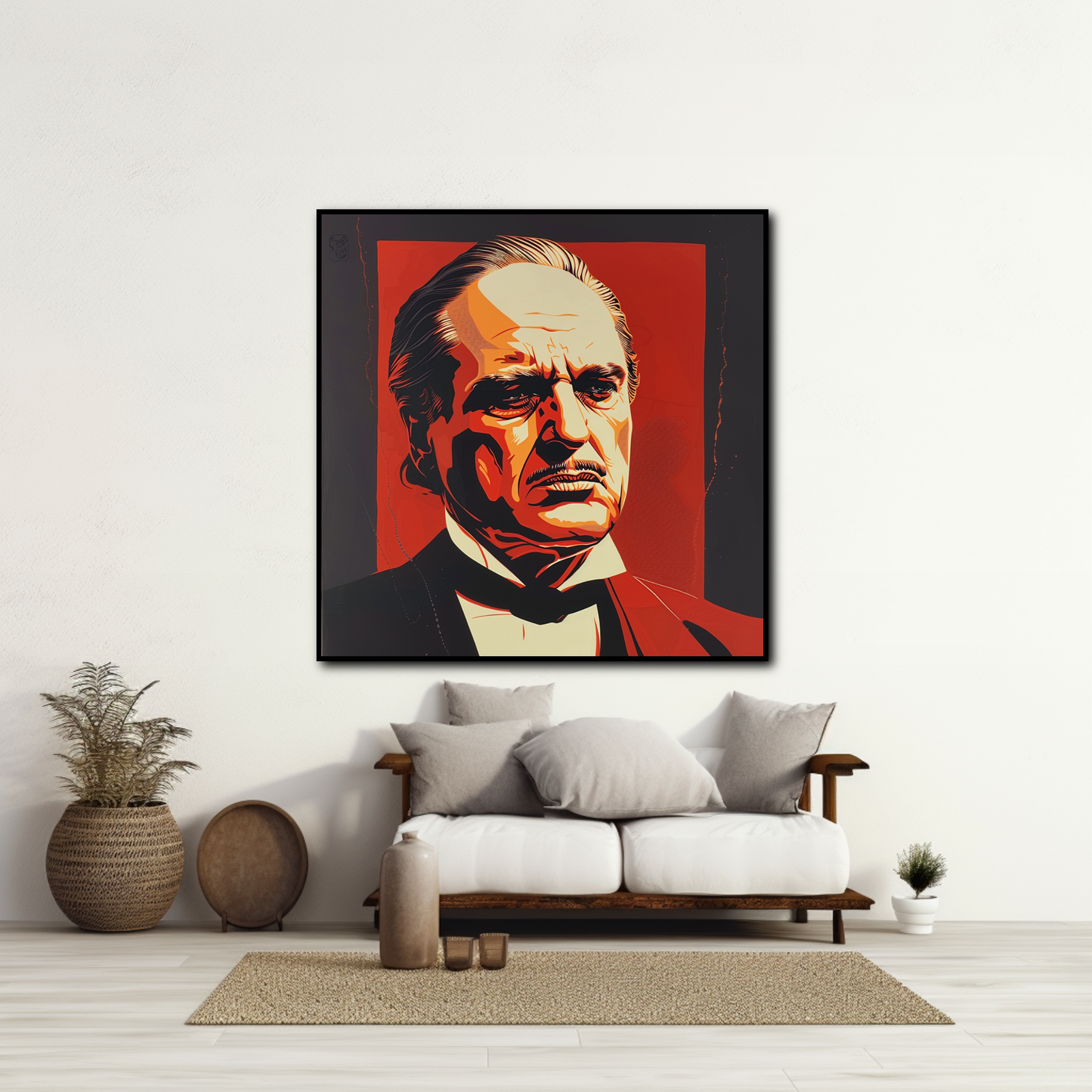 Tableau Marlon Brando The Godfather