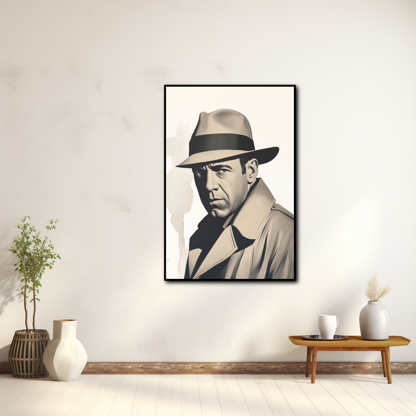 Tableau Humphrey Bogart Casablanca