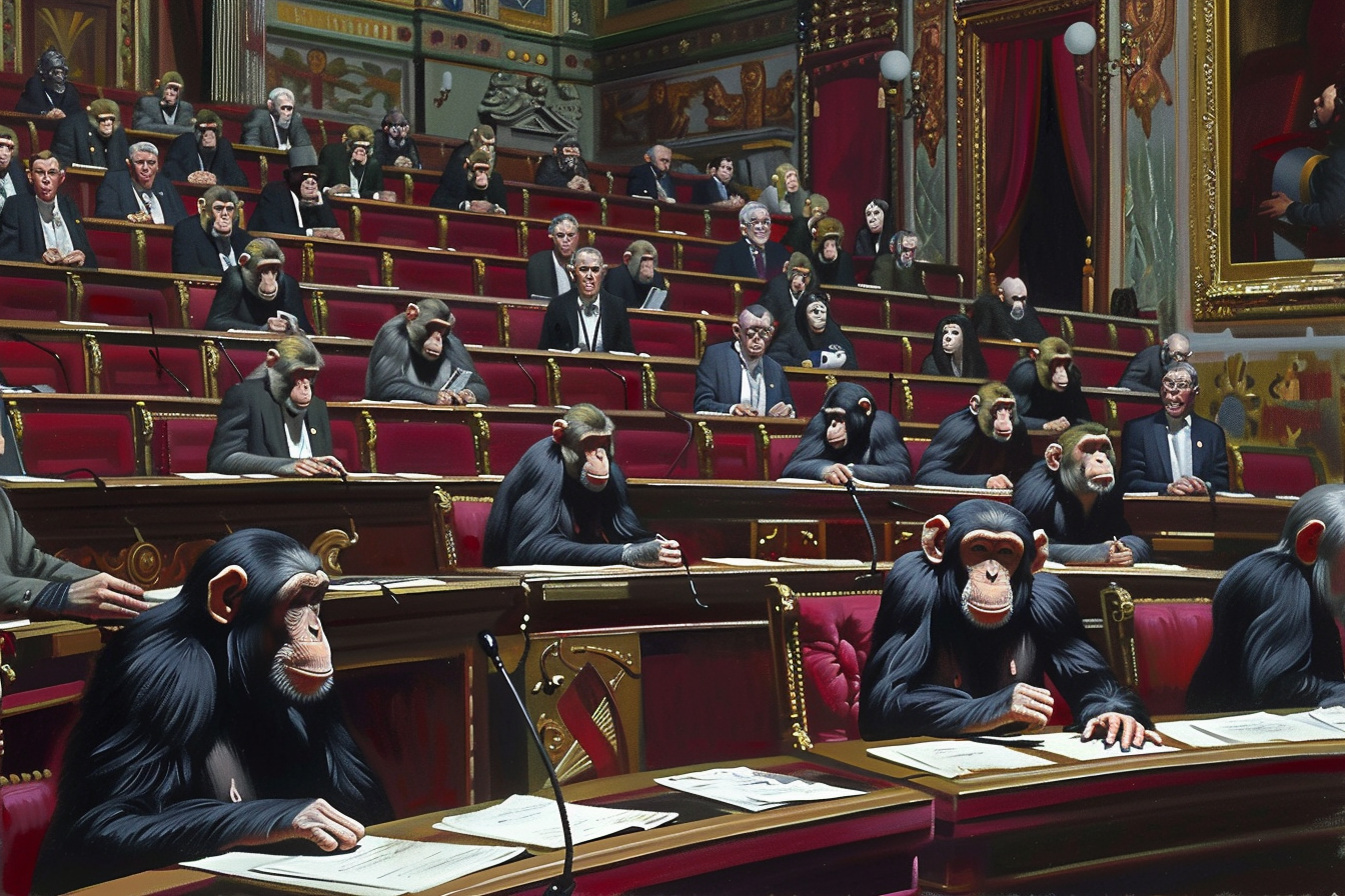 Tableau Parlement des Singes