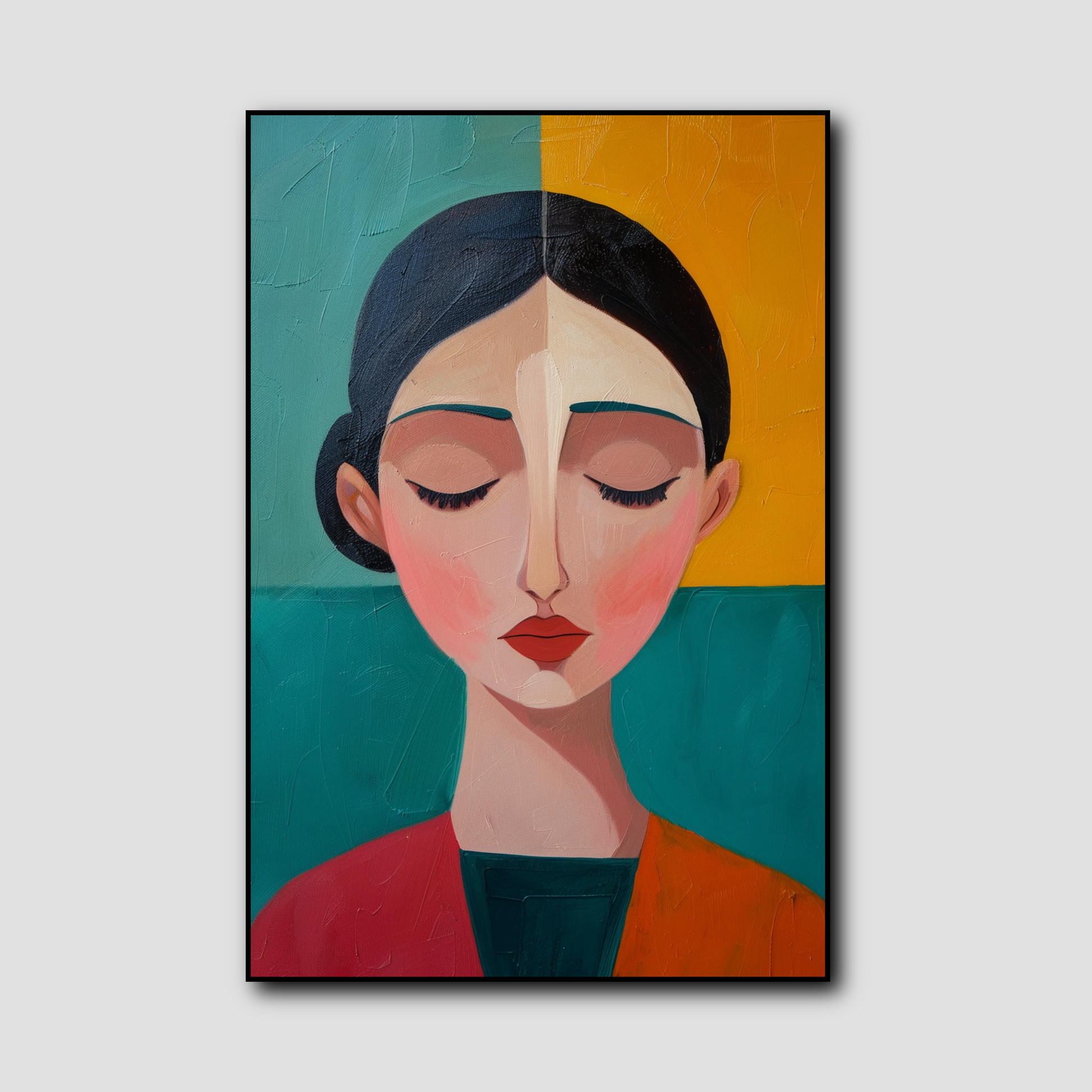 Tableau Femme Couleur