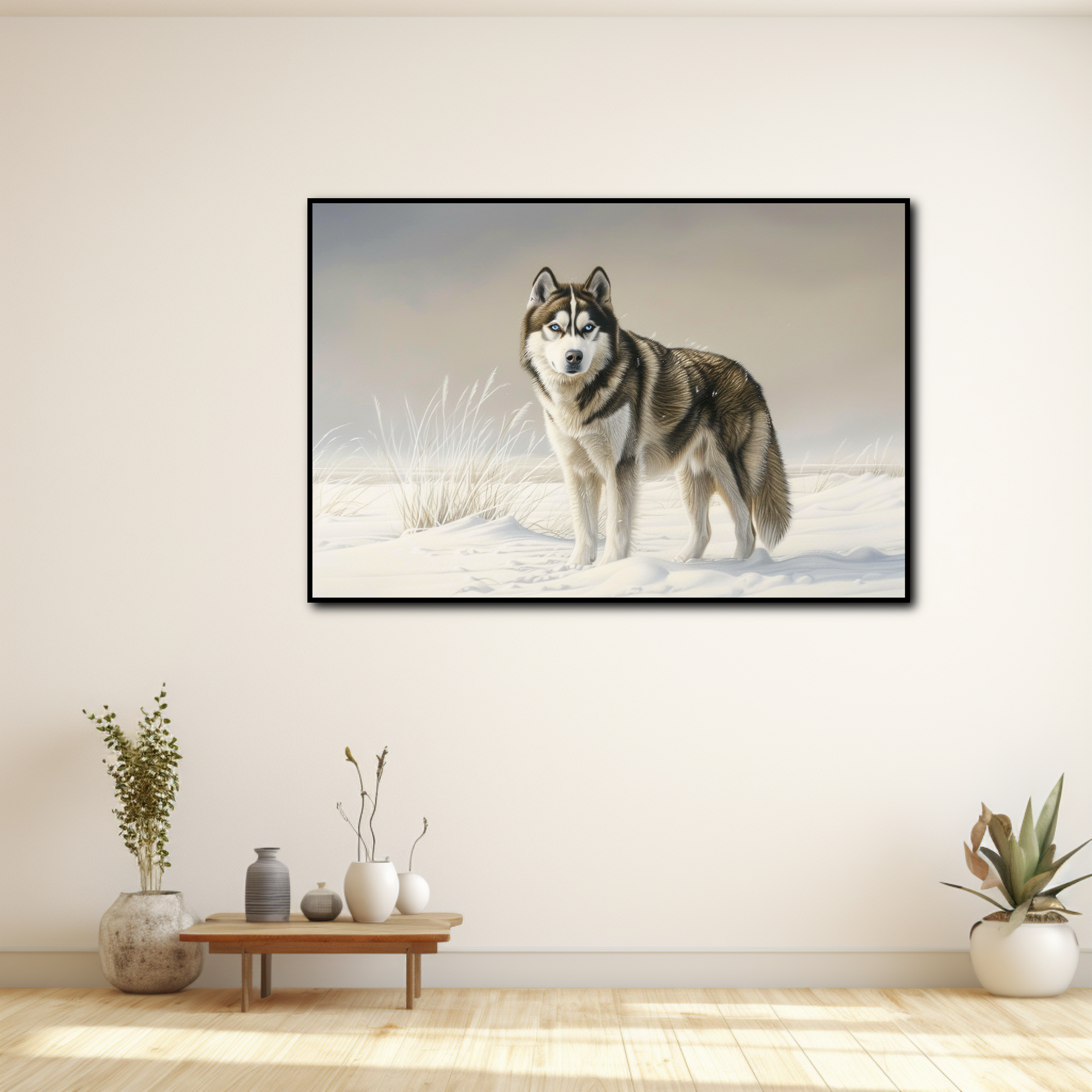 Tableau Chien Husky de Sibérie