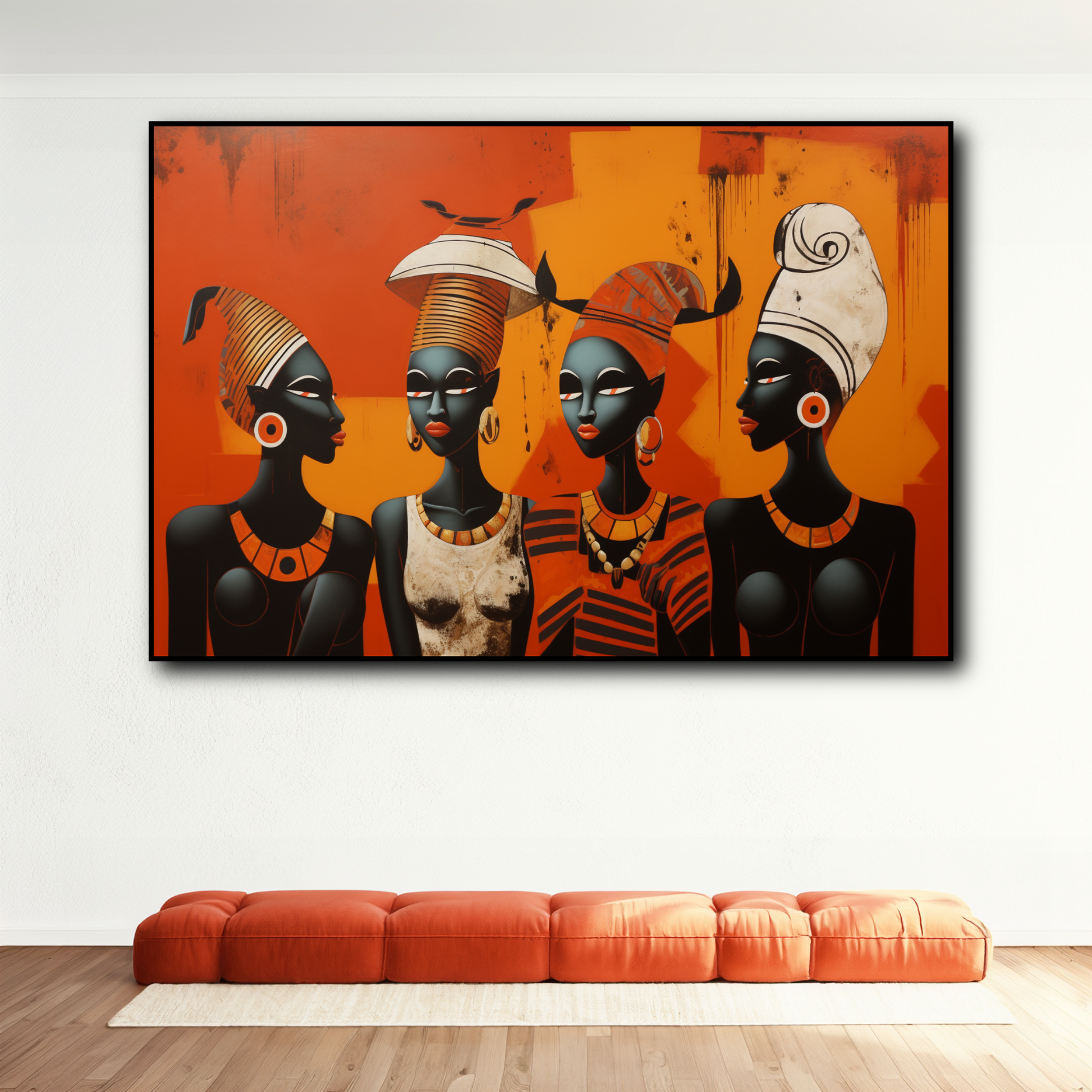 Tableau Tribu Africaine