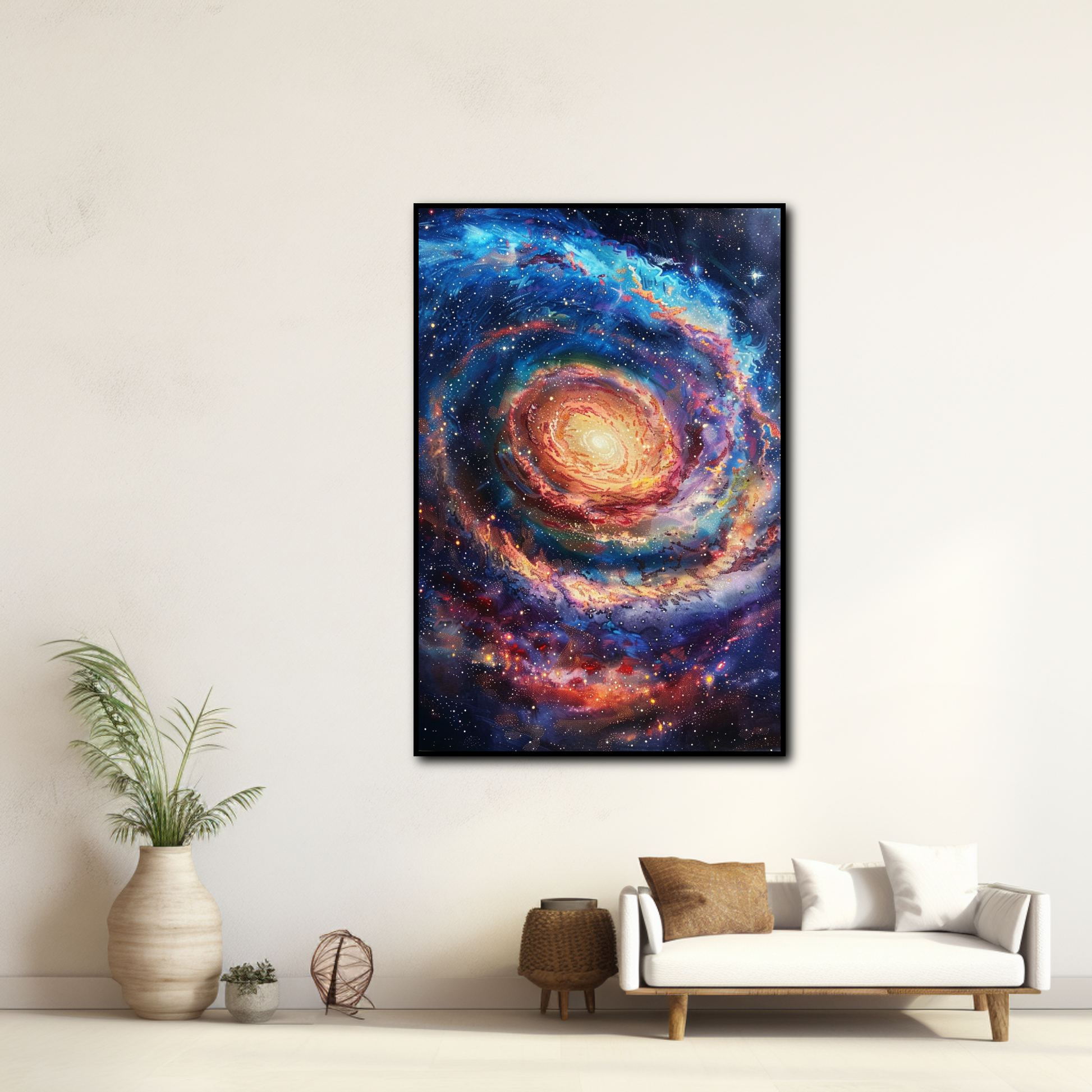 Tableau Mural Galaxie Spirale