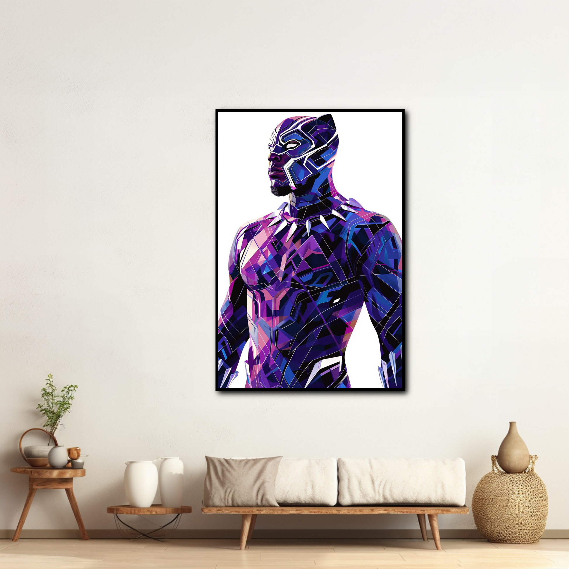 Tableau Black Panther Marvel pop art