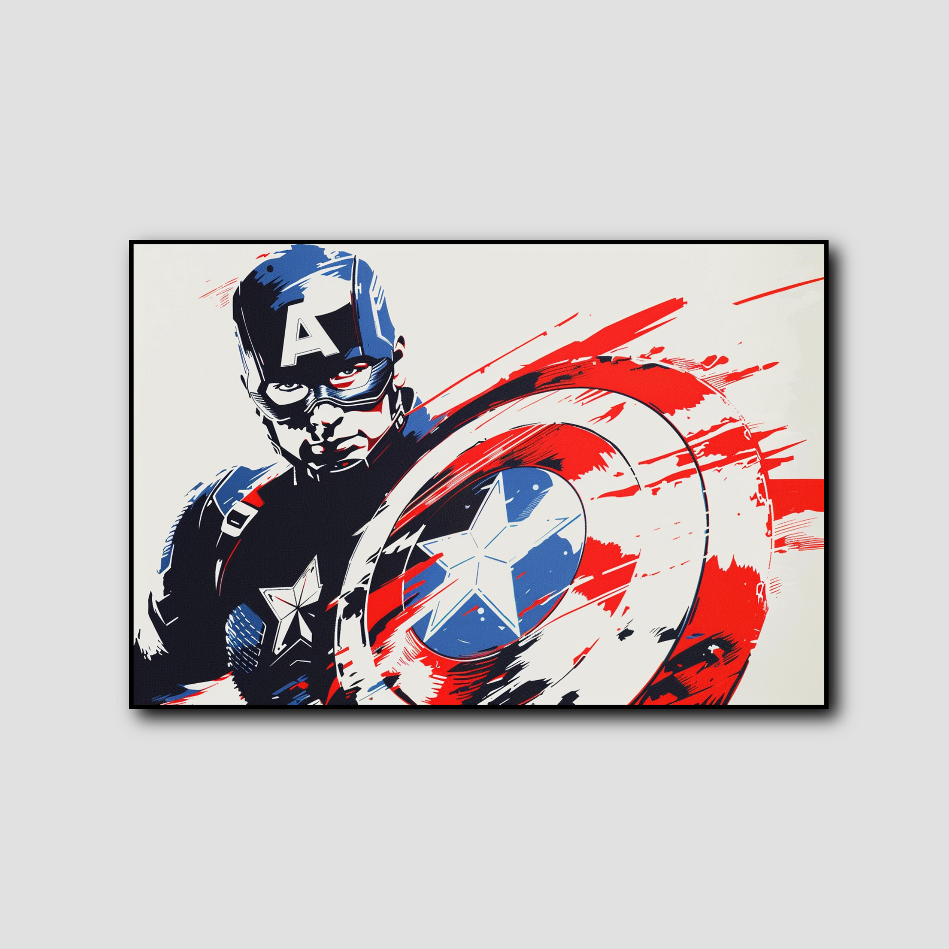 Tableau déco Captain America super-héros Marvel