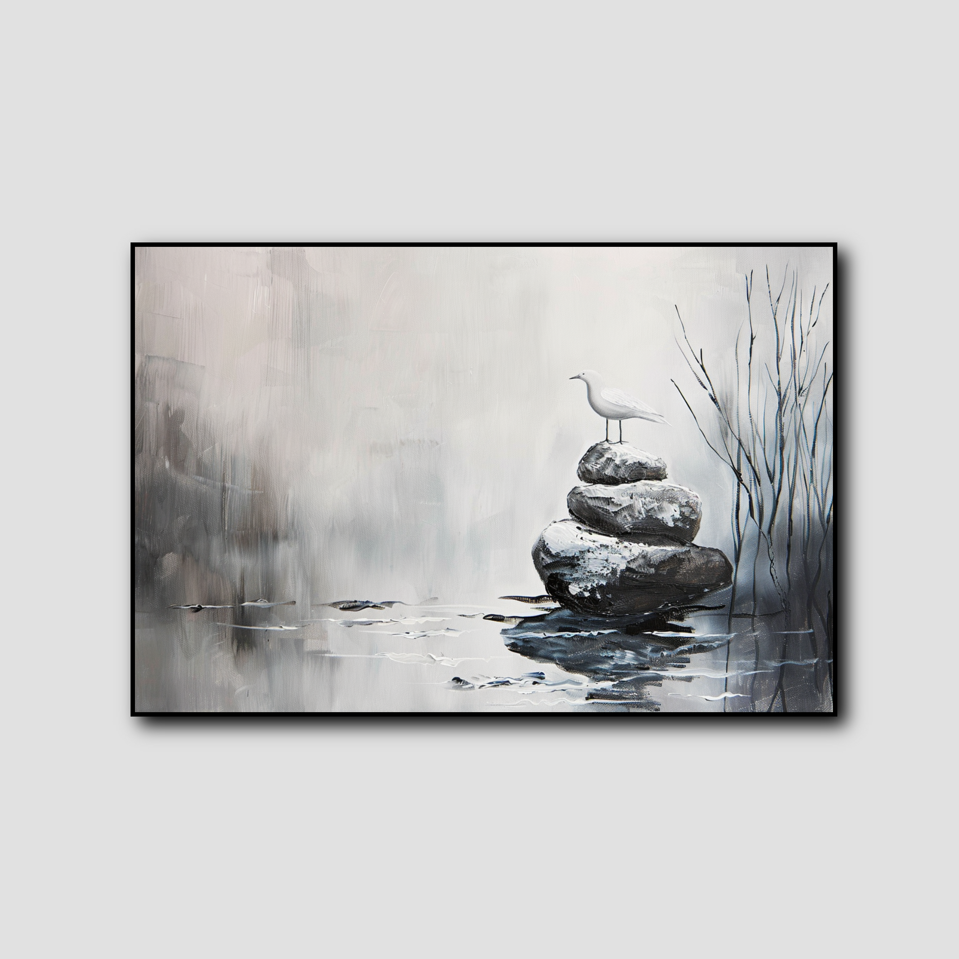 Tableau Zen Blanc