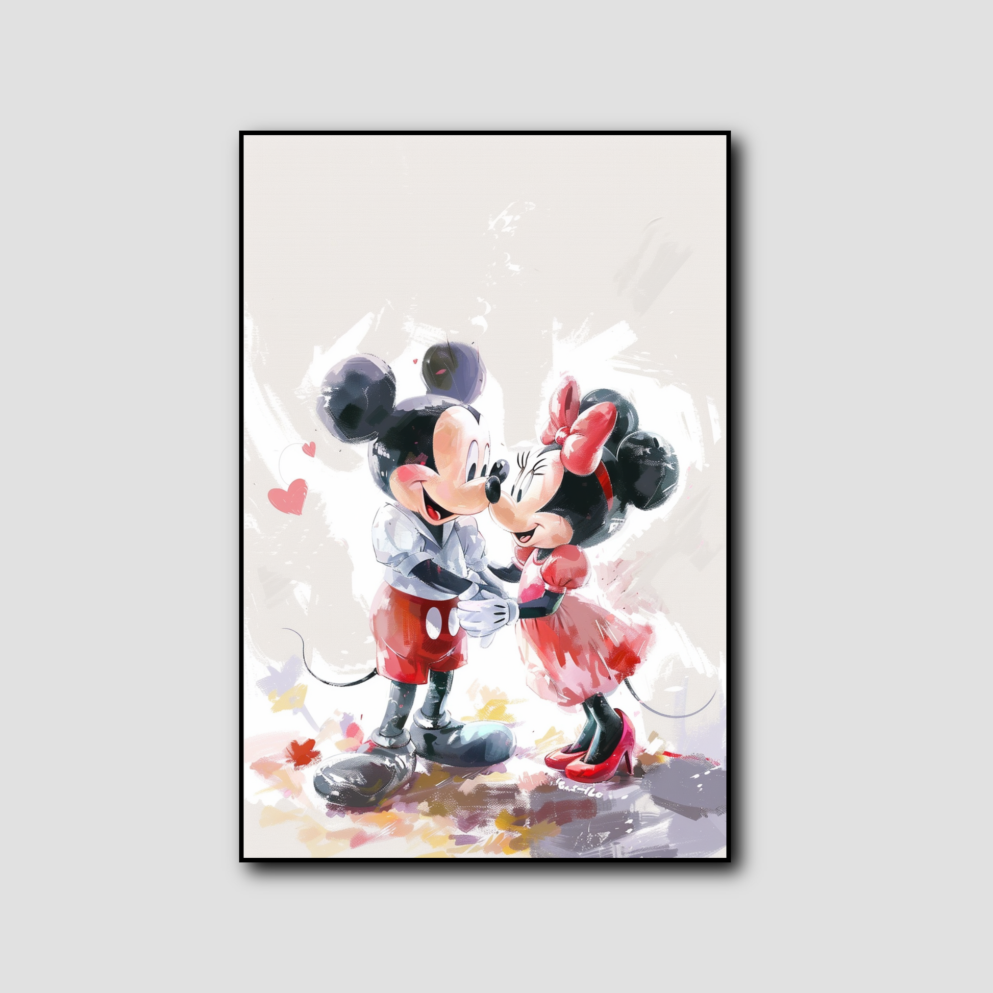 Tableau Disney Mickey & Minnie Love