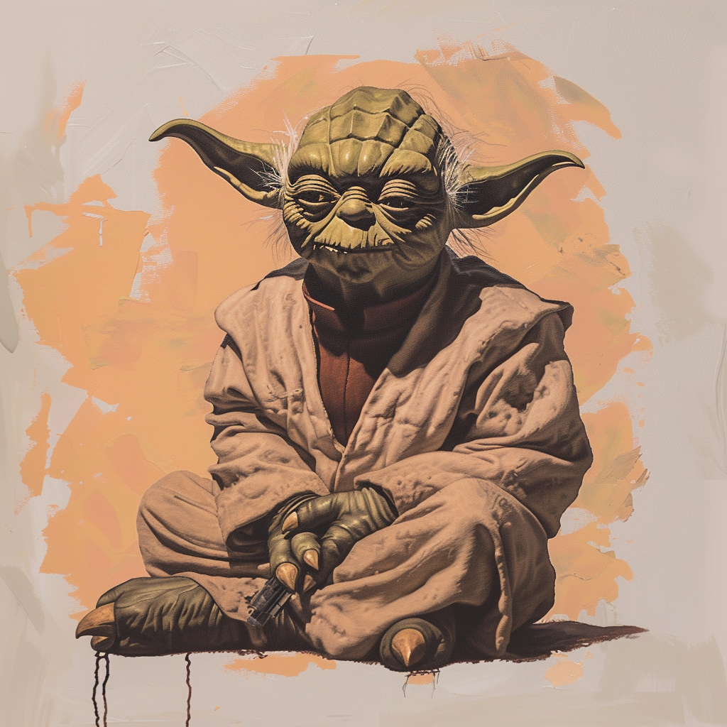 Tableau Star Wars Yoda