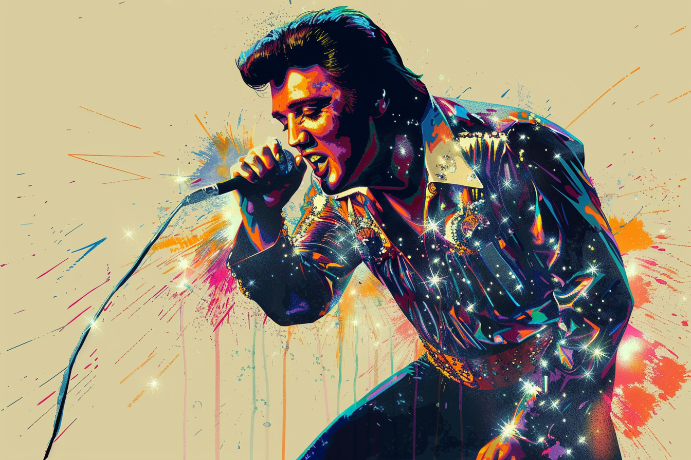 Tableau Elvis Presley Showman