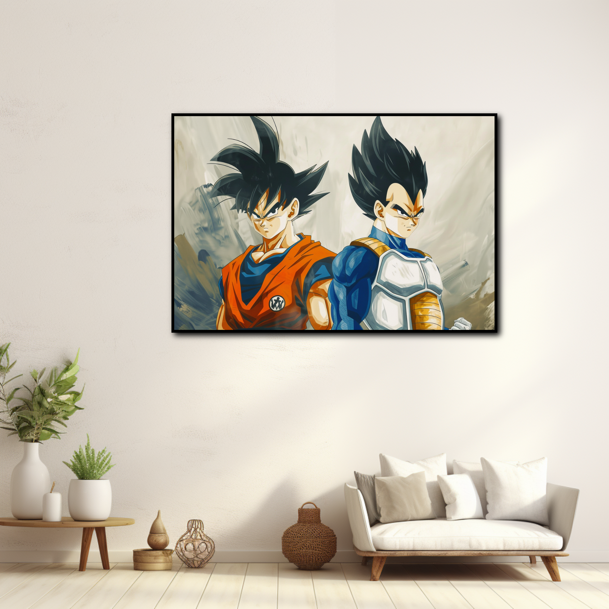 Tableau Dragon Ball Sangoku & Vegeta