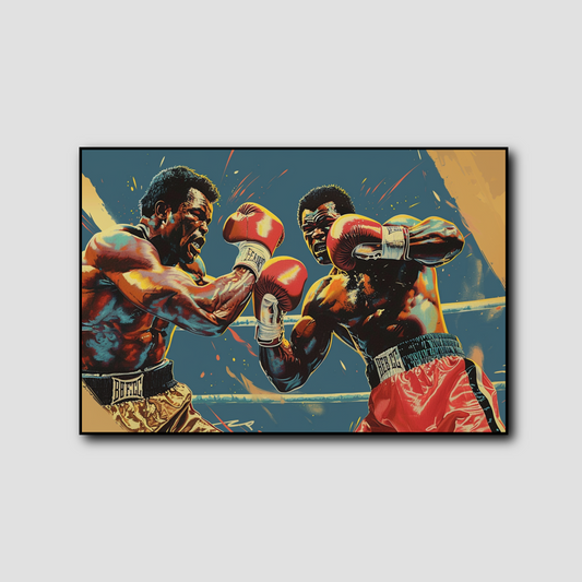 Tableau Boxe Légendaire