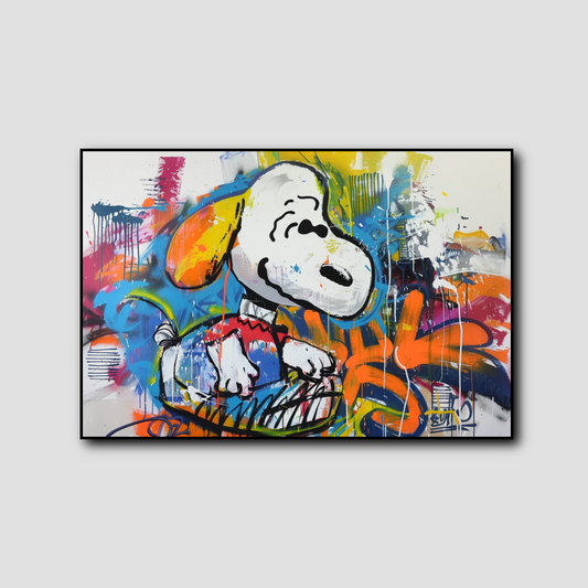 Tableau Street Art Snoopy Art