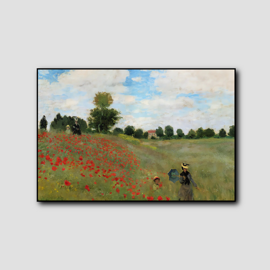 Les coquelicots à Argenteuil - Claude Monet