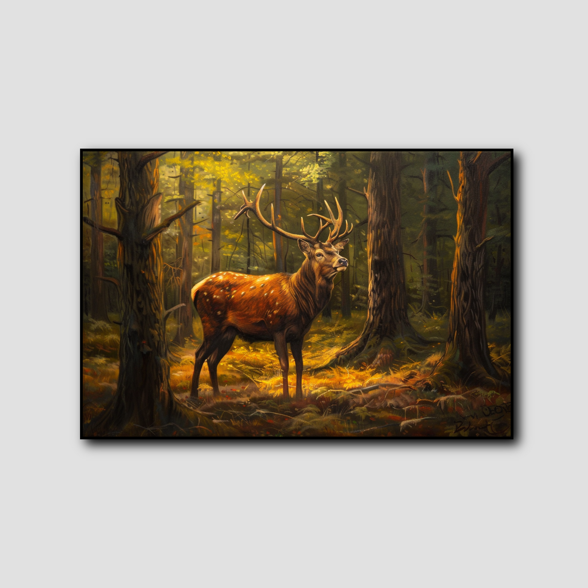 Tableau Cerf Sauvage