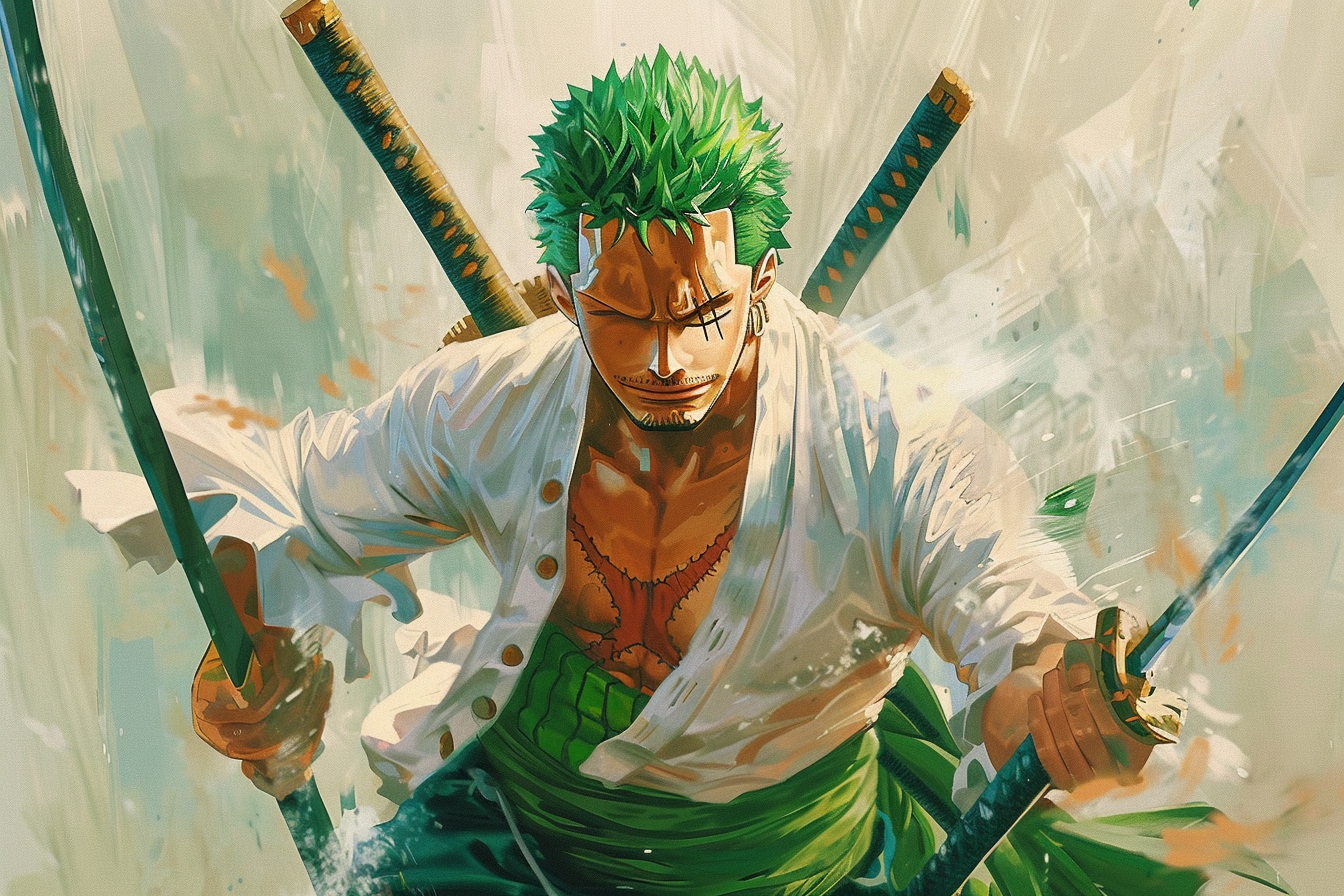 Tableau One Piece Roronoa Zoro