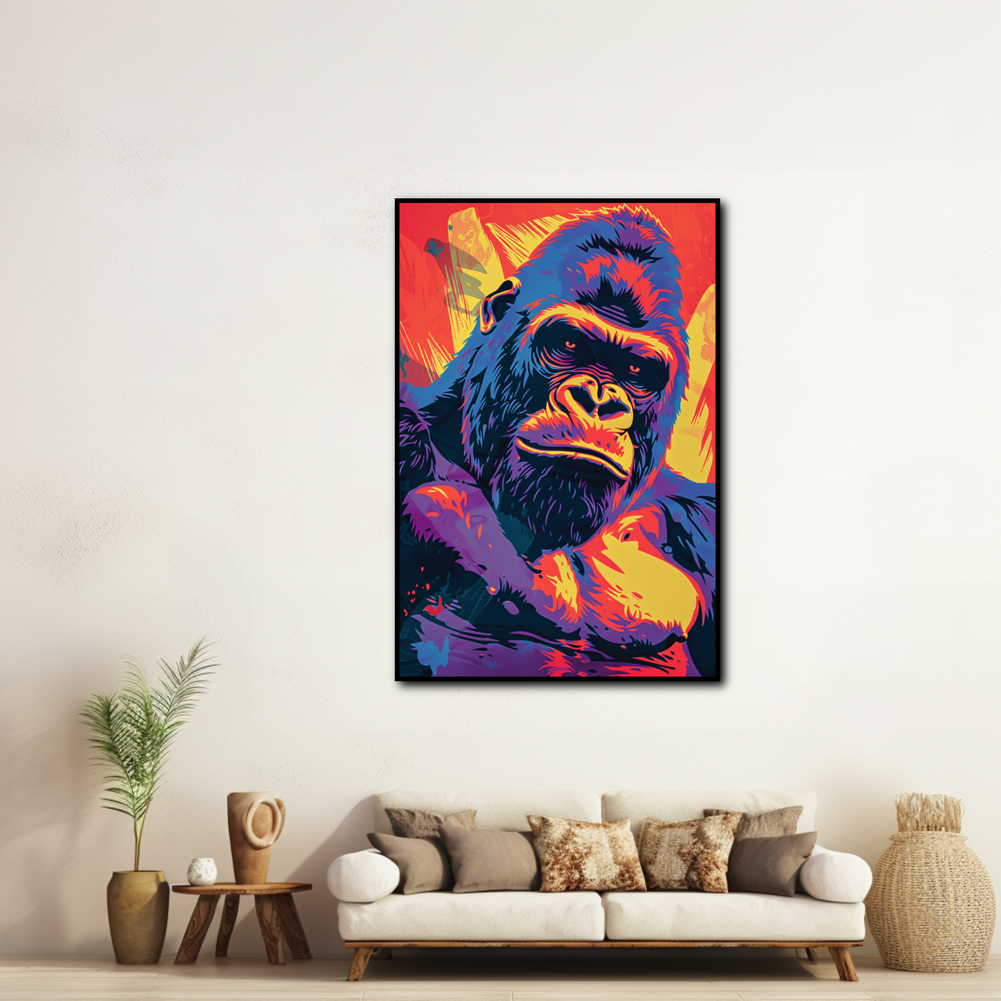 Tableau King Kong Pop Art