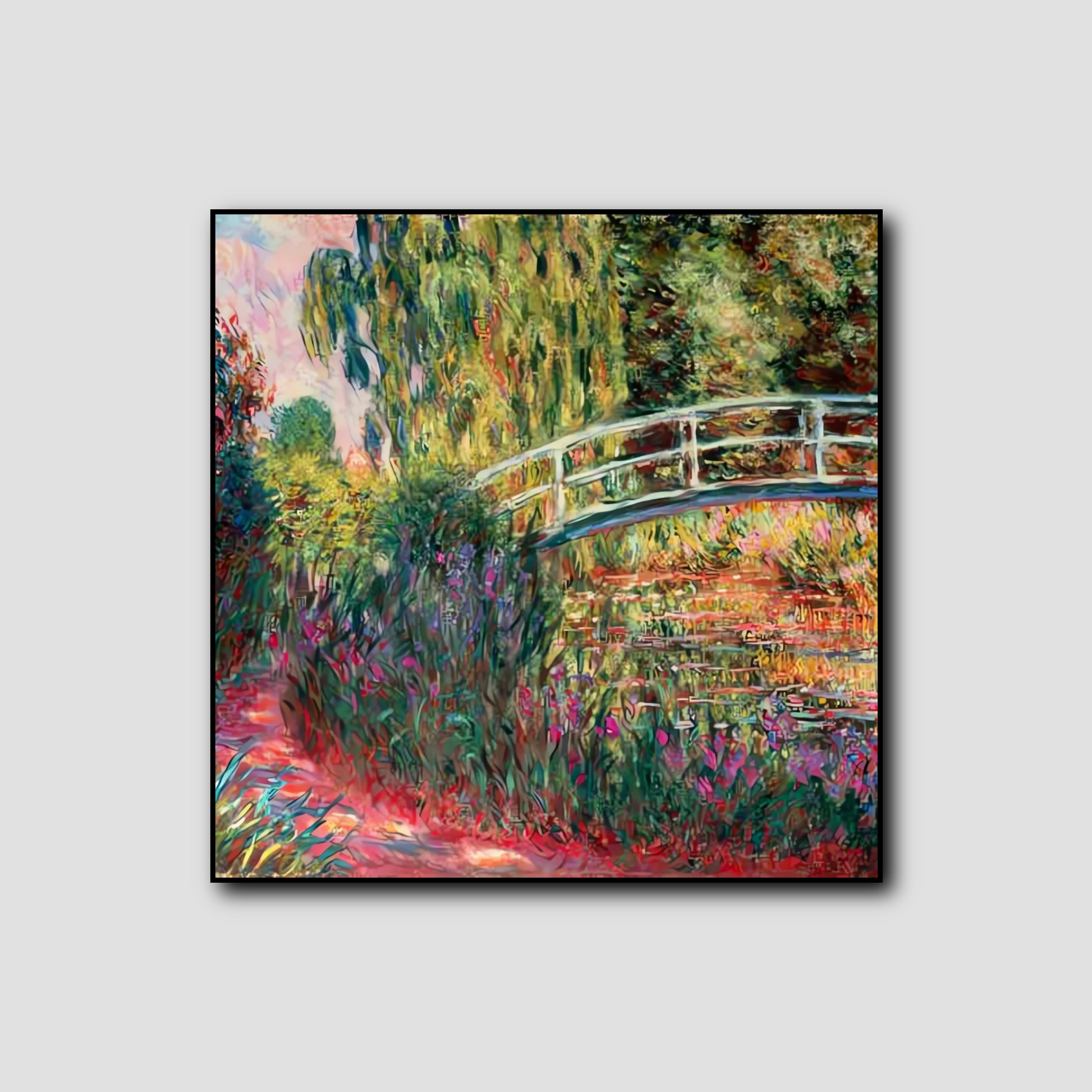 Pont japonais dans le jardin de Giverny - Claude Monet