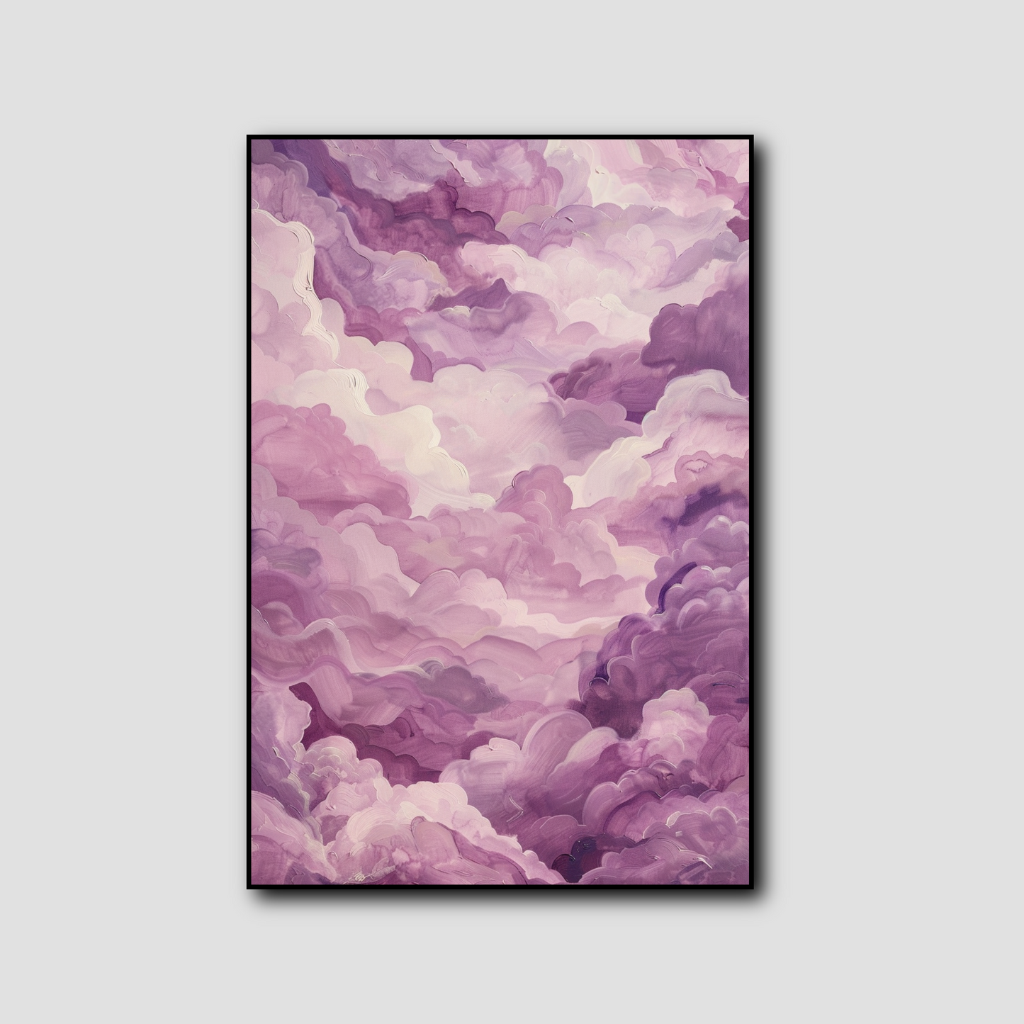 Tableau Nuages Mauves