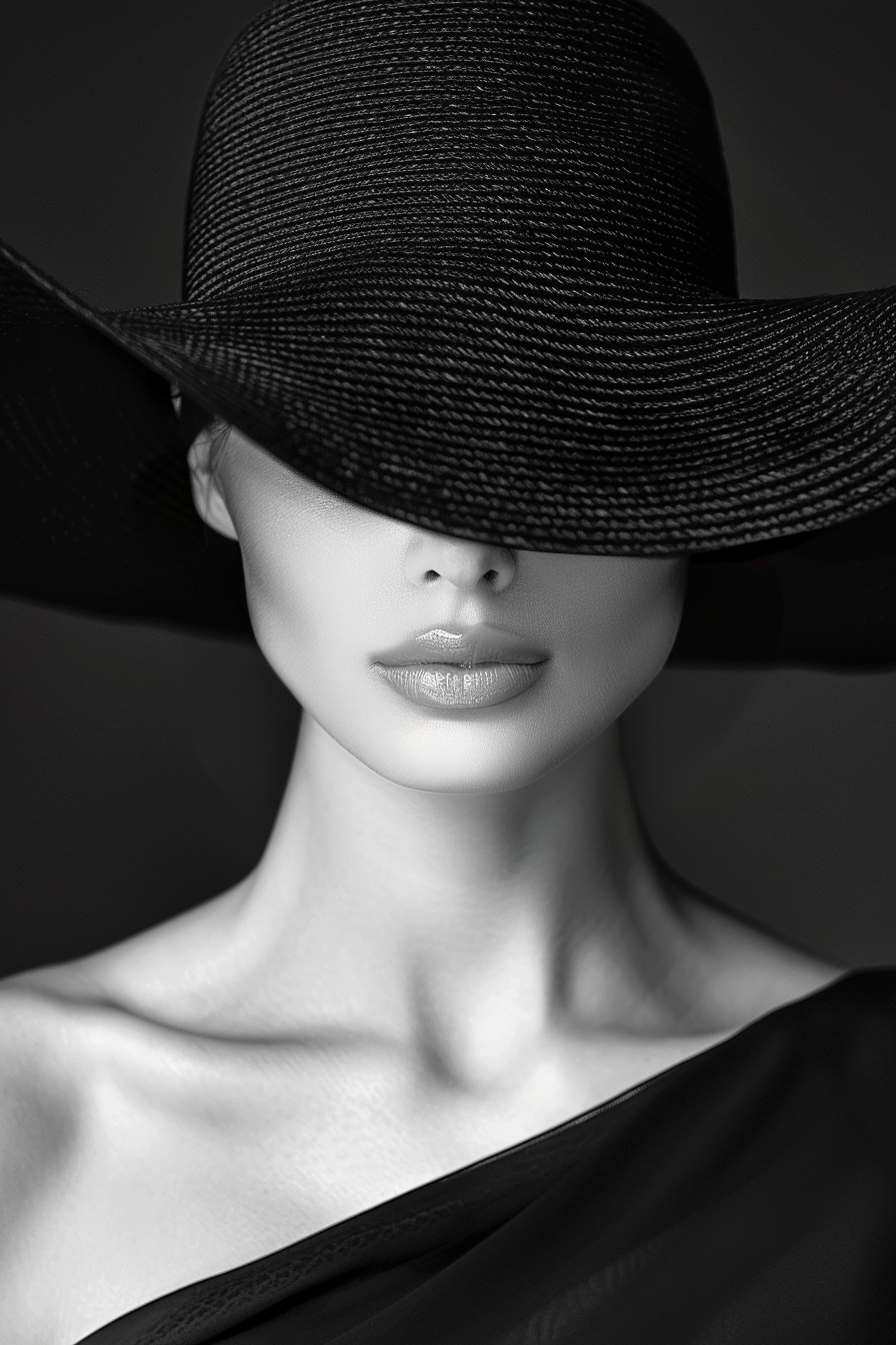 Portrait Femme Chapeau