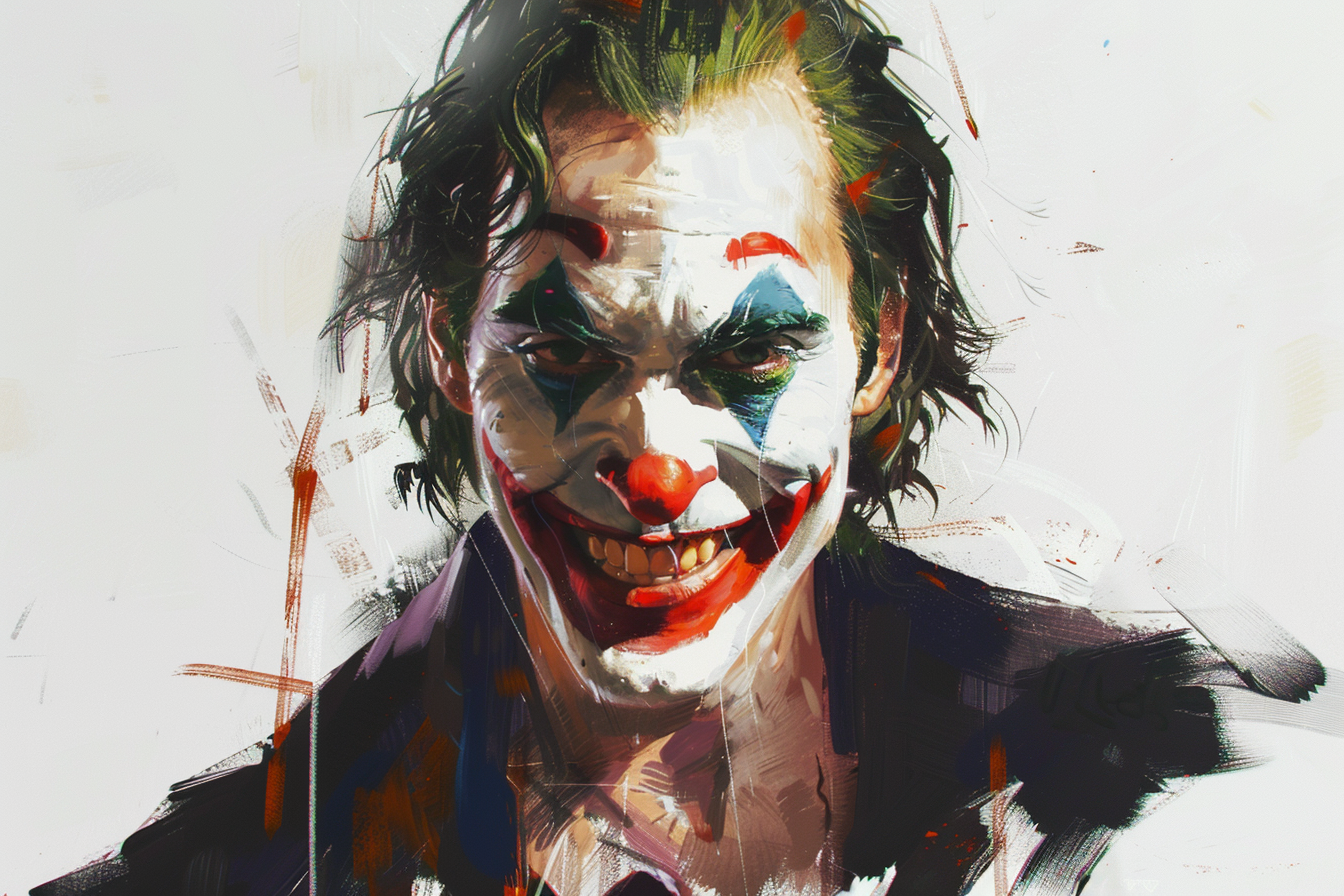 Tableau déco portrait Joker Smile Comics – Batman